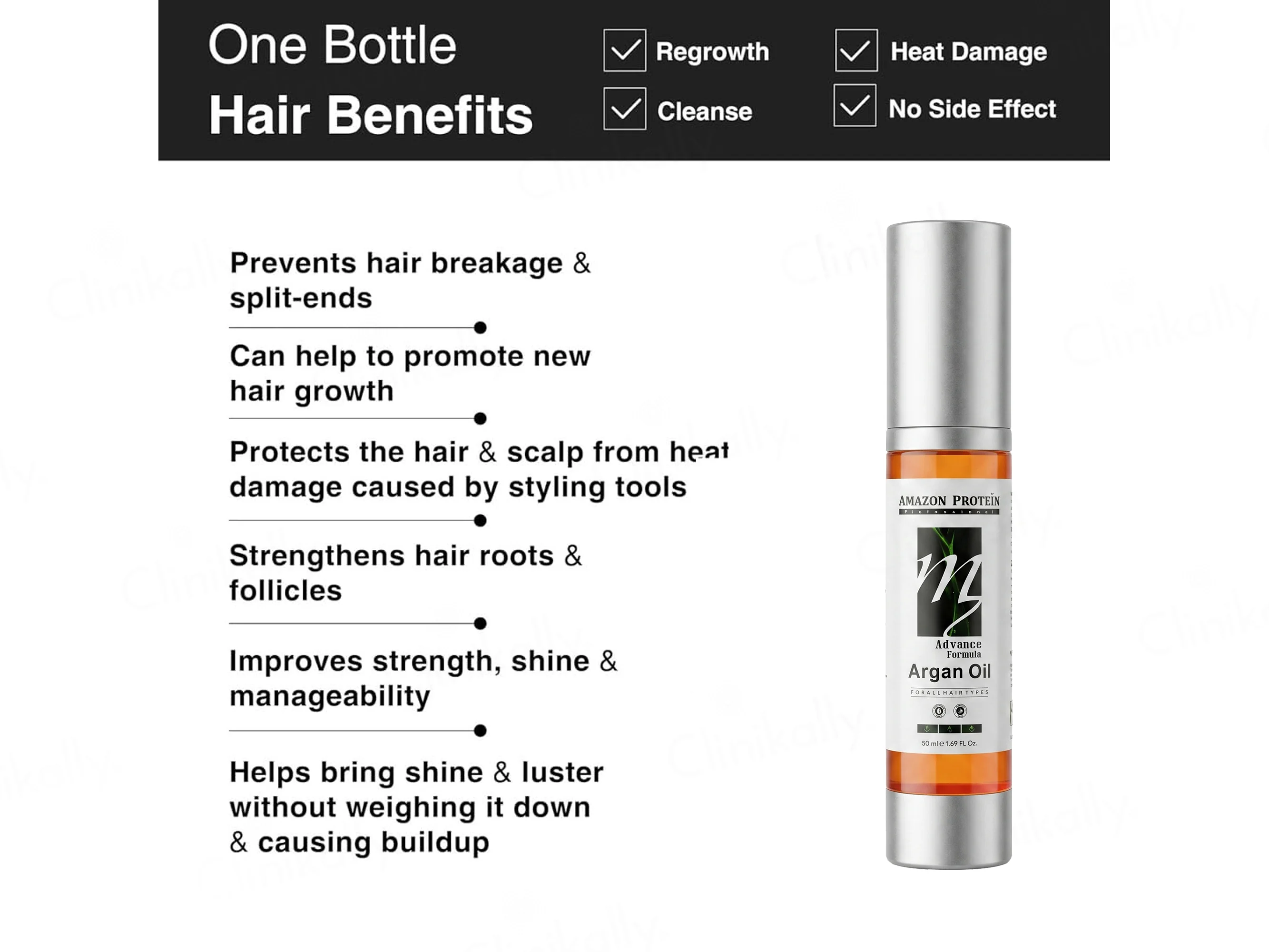 Amazon Protein Advance Formula Argan Hair Oil - Image 4