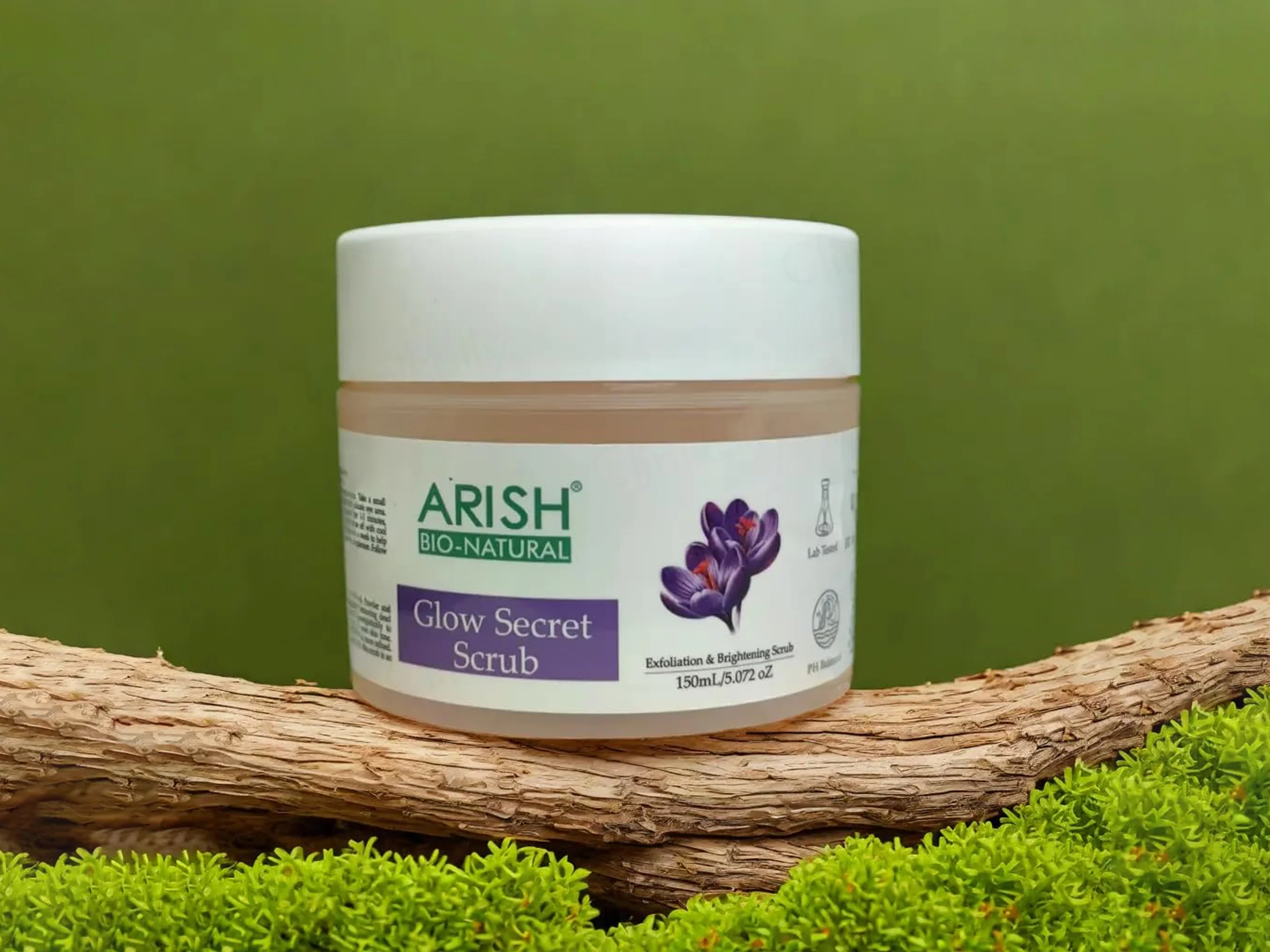 Arish Bio-Natural Glow Secret Face Scrub - Image 2