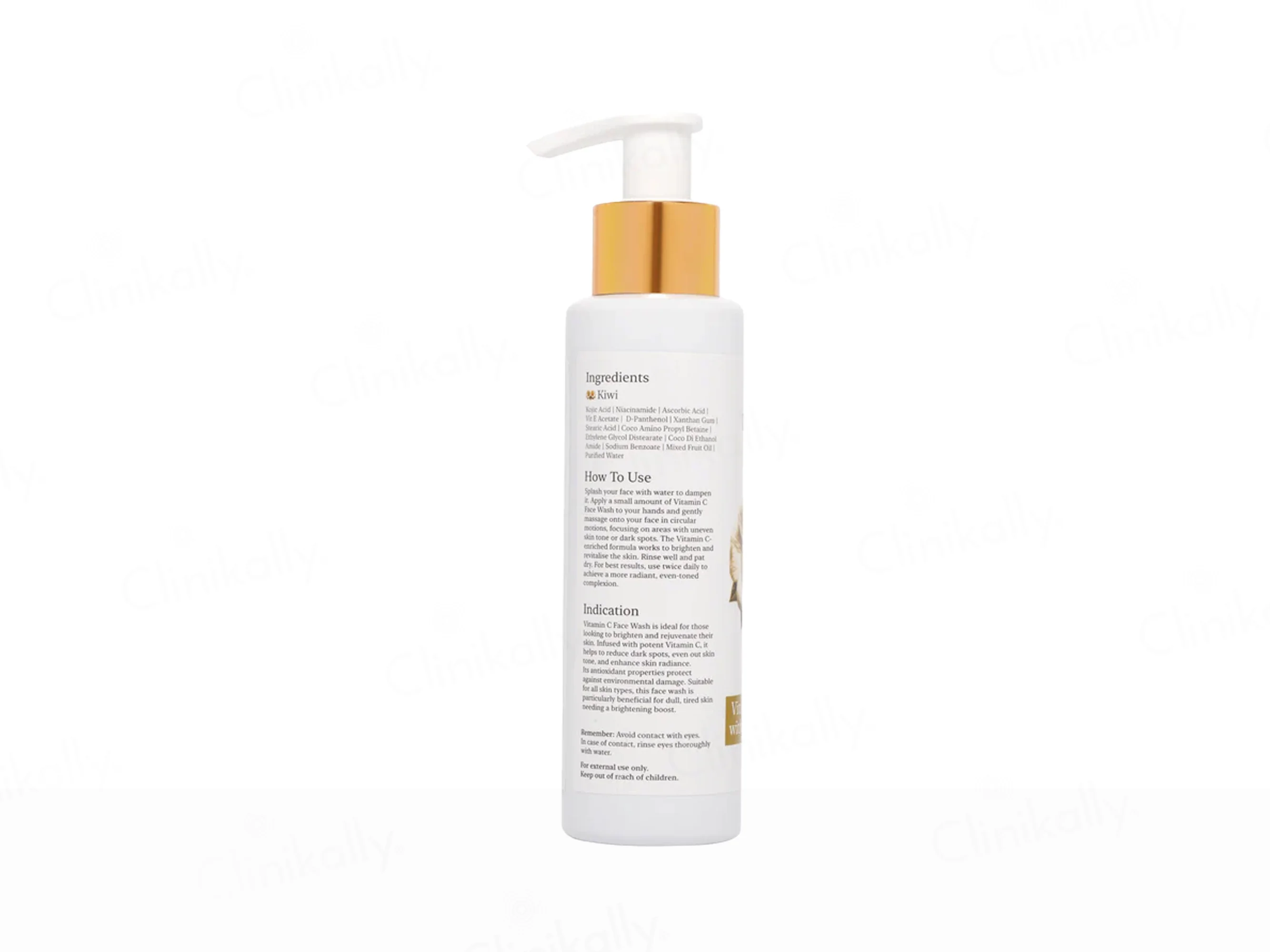 Arish Bio-Natural Vitamin C Skin Brightening Face Wash With Kiwi & Kojic Acid - Image 6