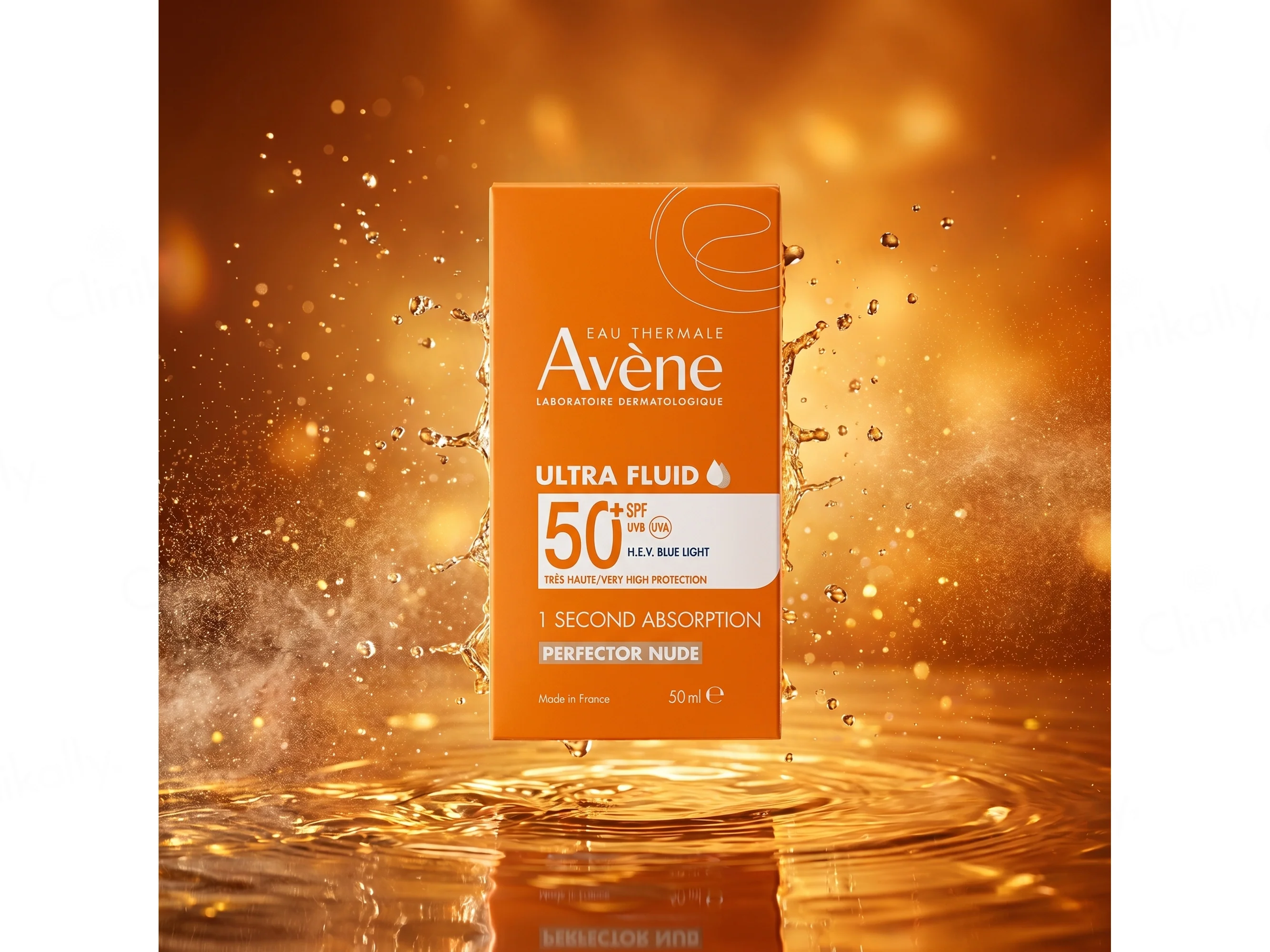 Avene Ultra Fluid Perfector Nude Sunscreen SPF 50+ - Image 3