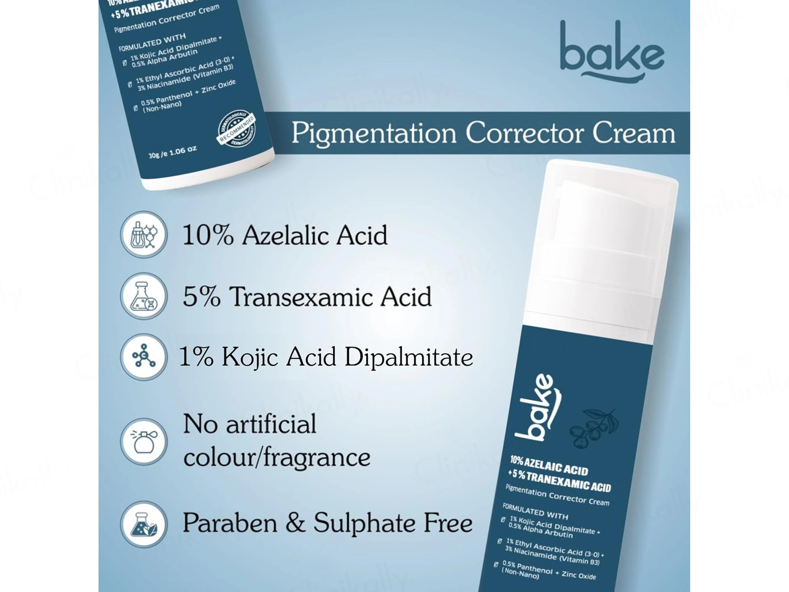 BAKE 10% Azelaic Acid + 5% Tranexamic Acid Pigmentation Corrector Cream - Image 3