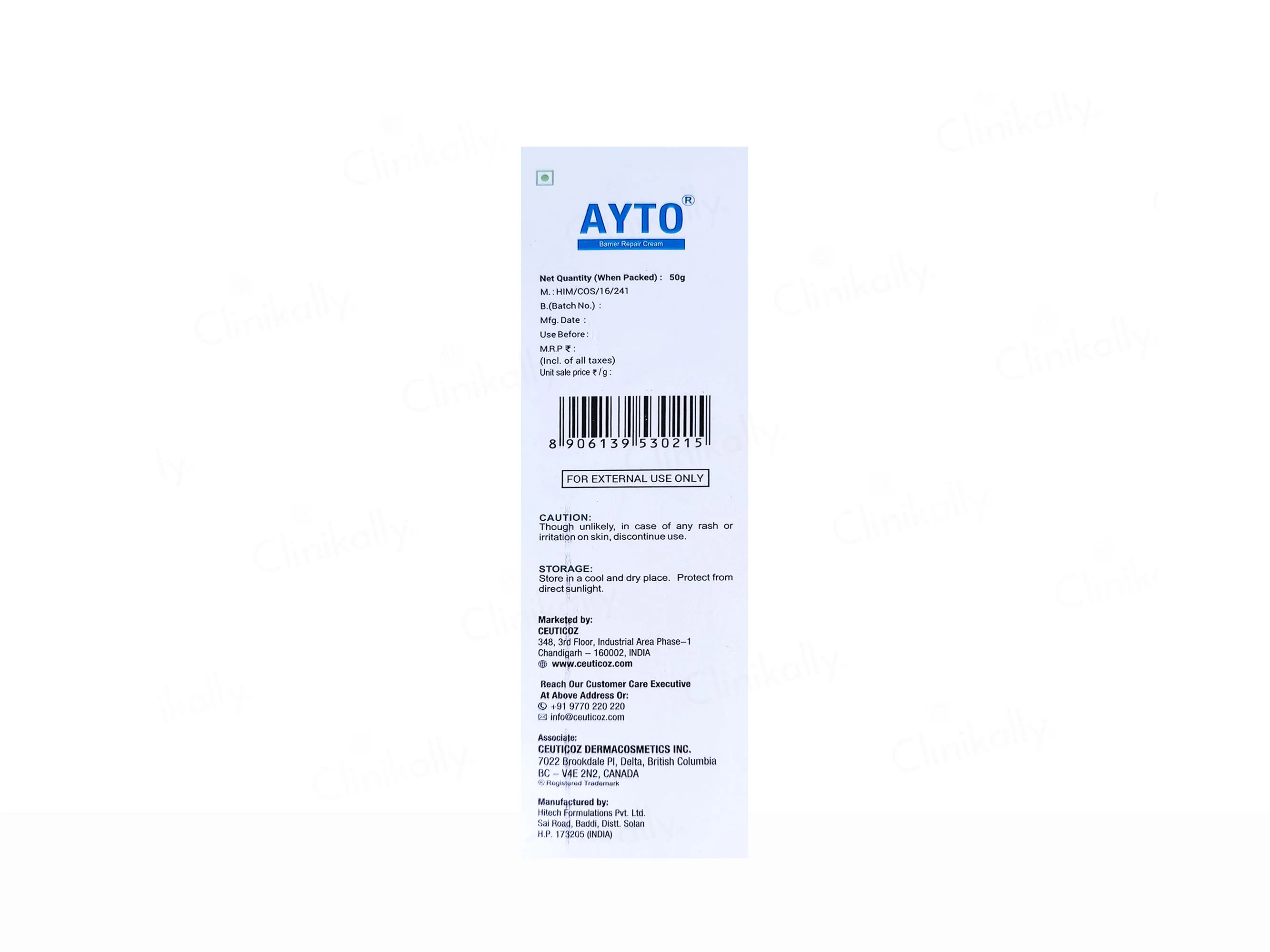 Ceuticoz Ayto Barrier Repair Cream - Image 3
