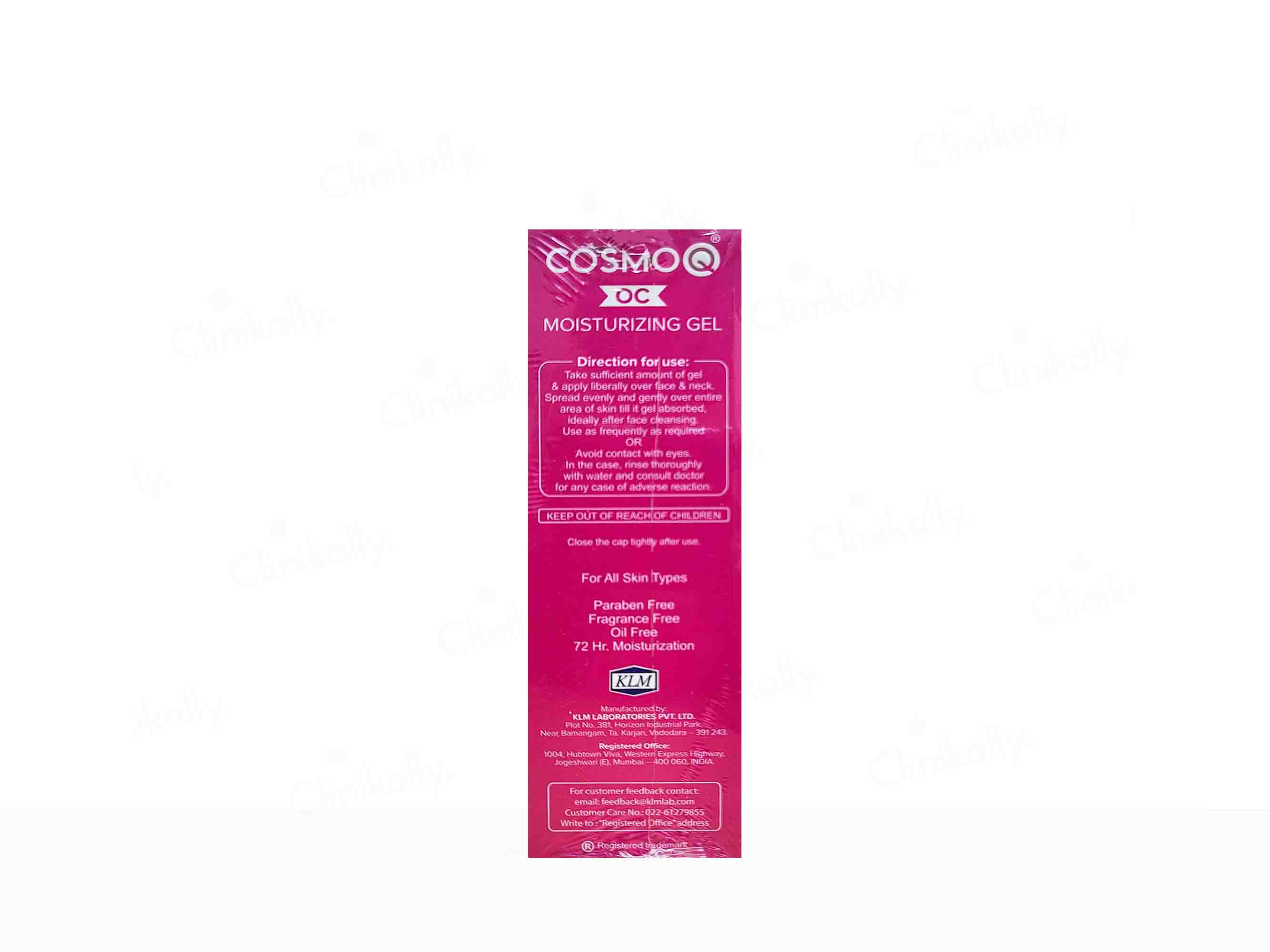 CosmoQ OC Moisturizing Gel - Image 3