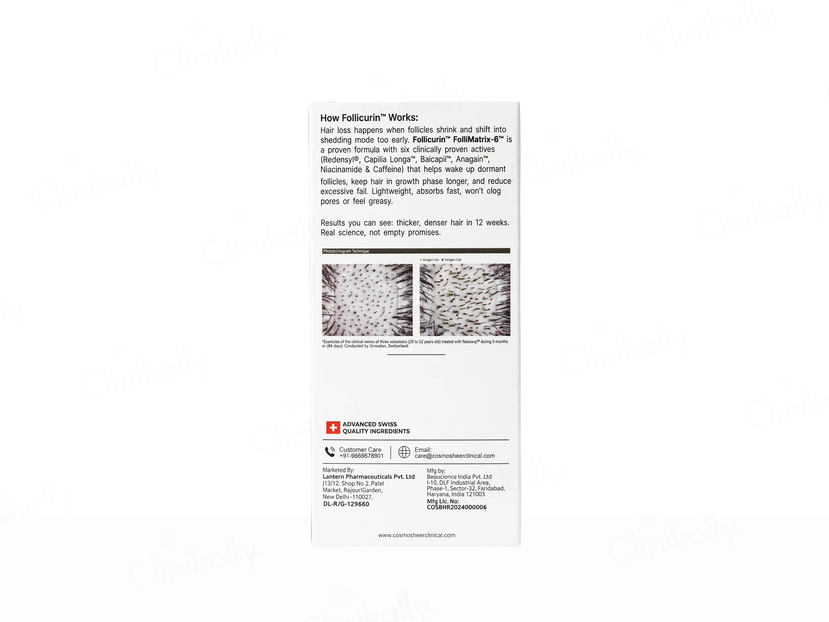 Cosmosheer Clinical Follicurin Advanced Hair Density Serum - Image 3