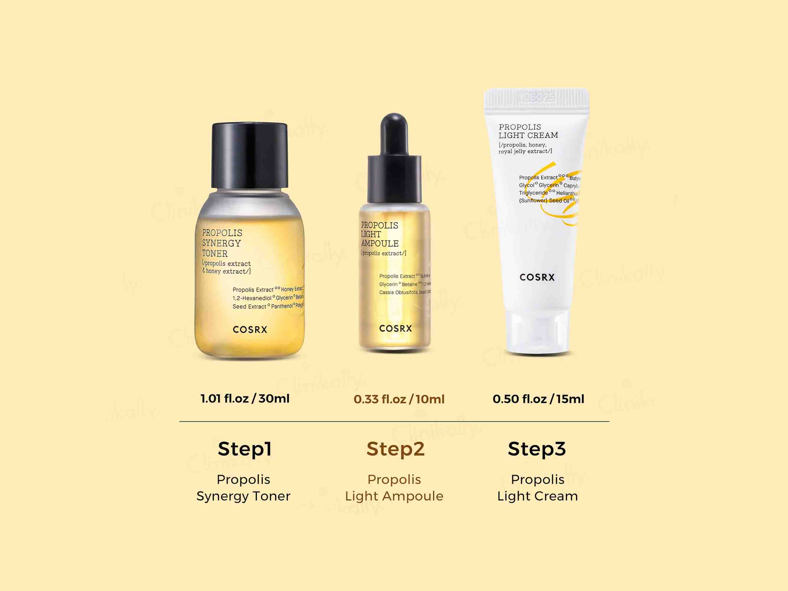 COSRX Honey Glow 3-Step Kit For Dry & Rough Skin - Image 2