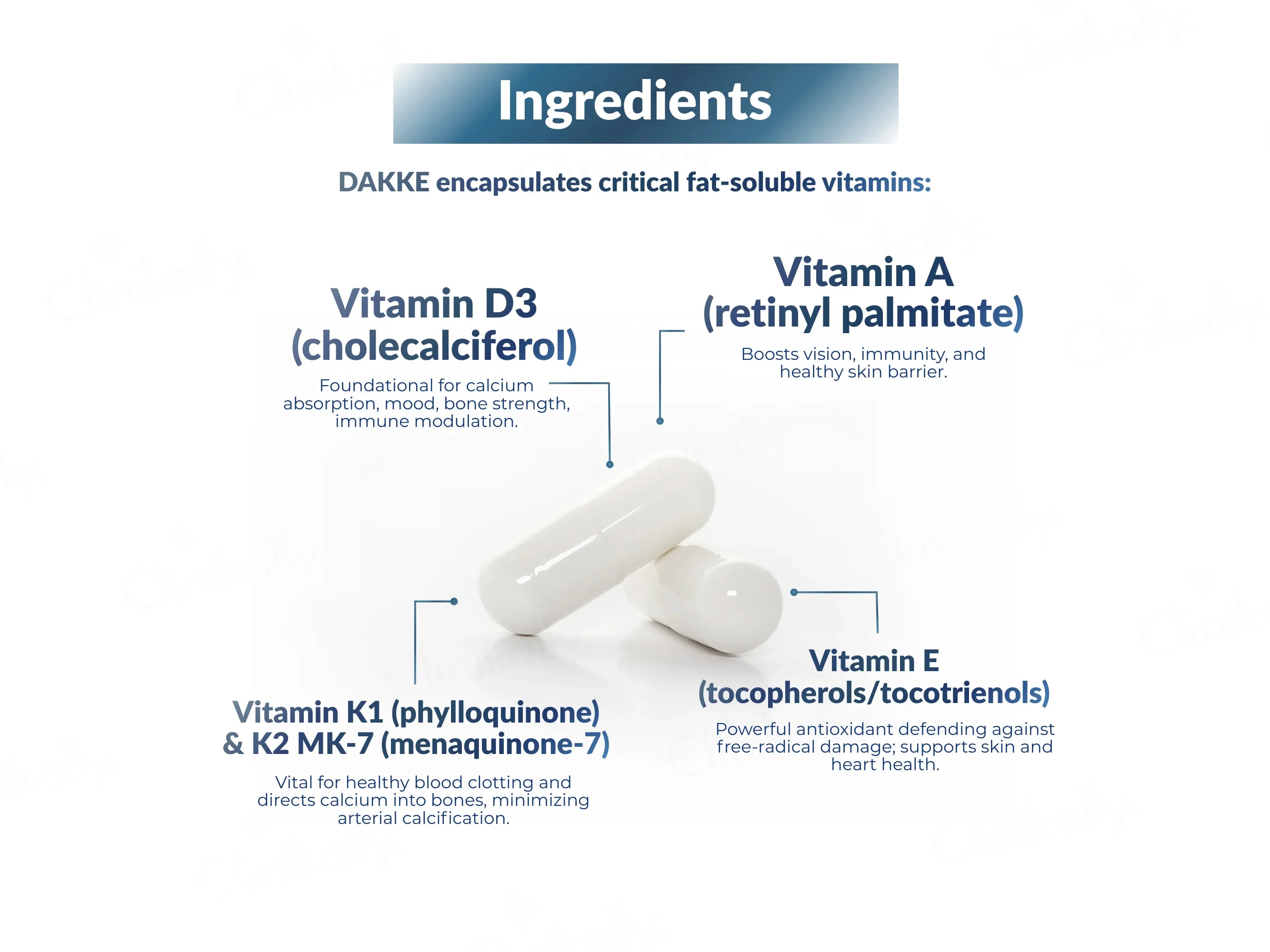 DeAge DAK1K2E Nutraceutical Veg Capsule - Image 3