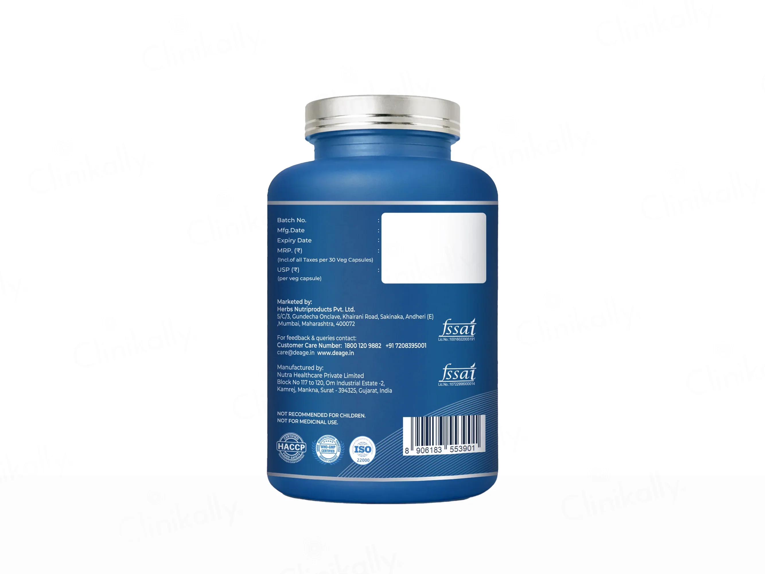 DeAge DAK1K2E Nutraceutical Veg Capsule - Image 7