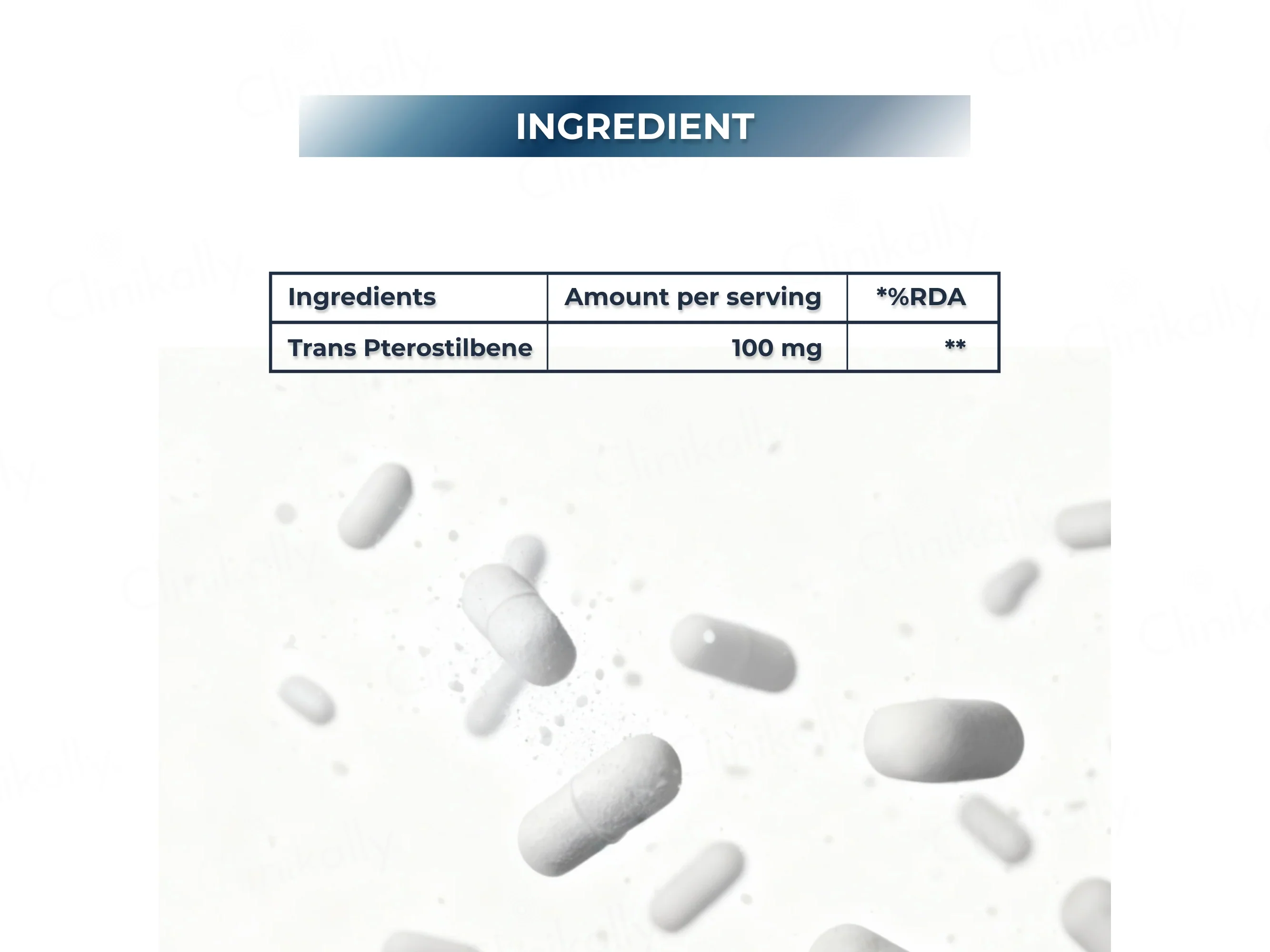 DeAge Trans Pterostilbene Nutraceutical Veg Capsule - Image 4