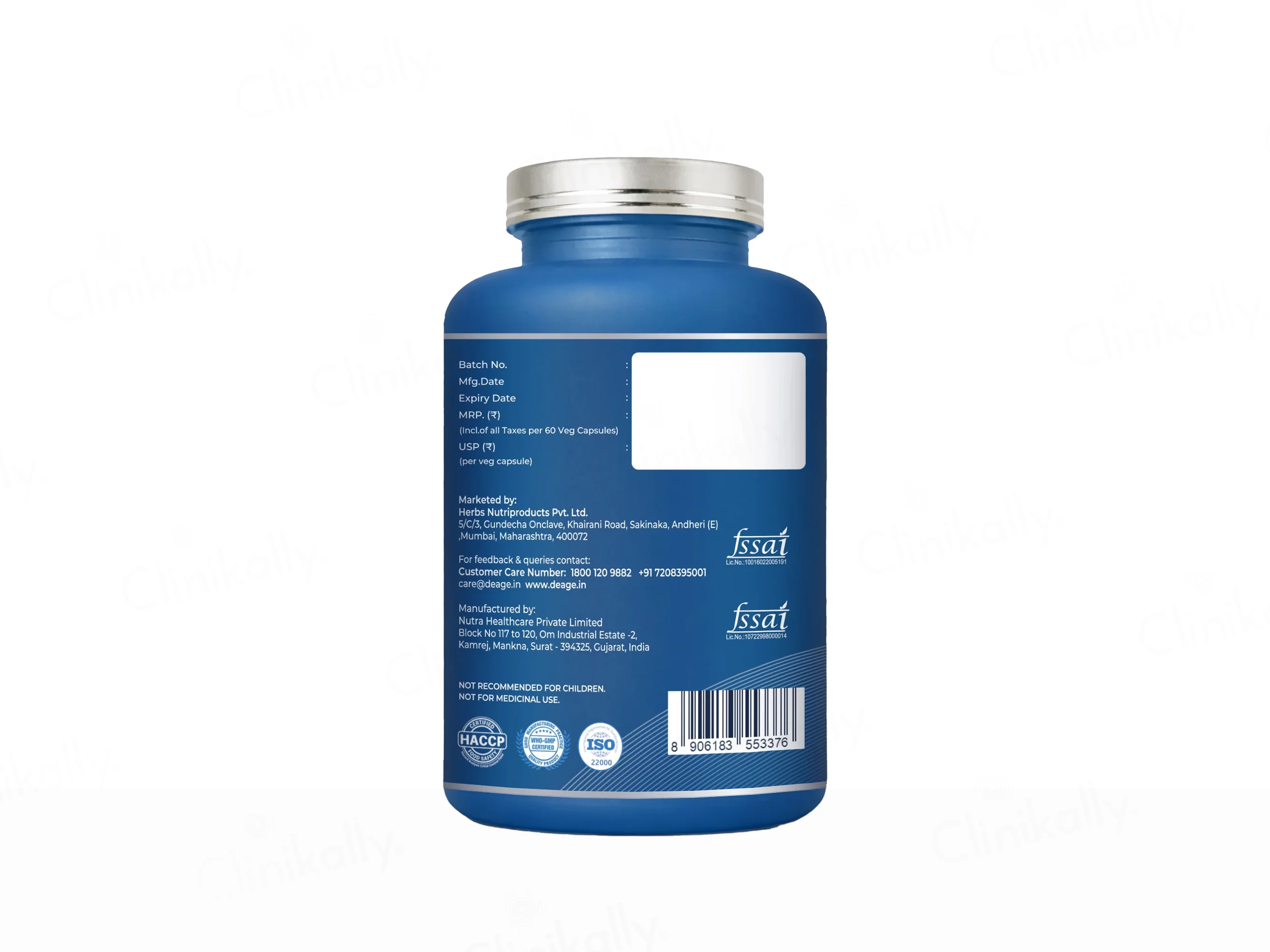 DeAge Trans Pterostilbene Nutraceutical Veg Capsule - Image 7