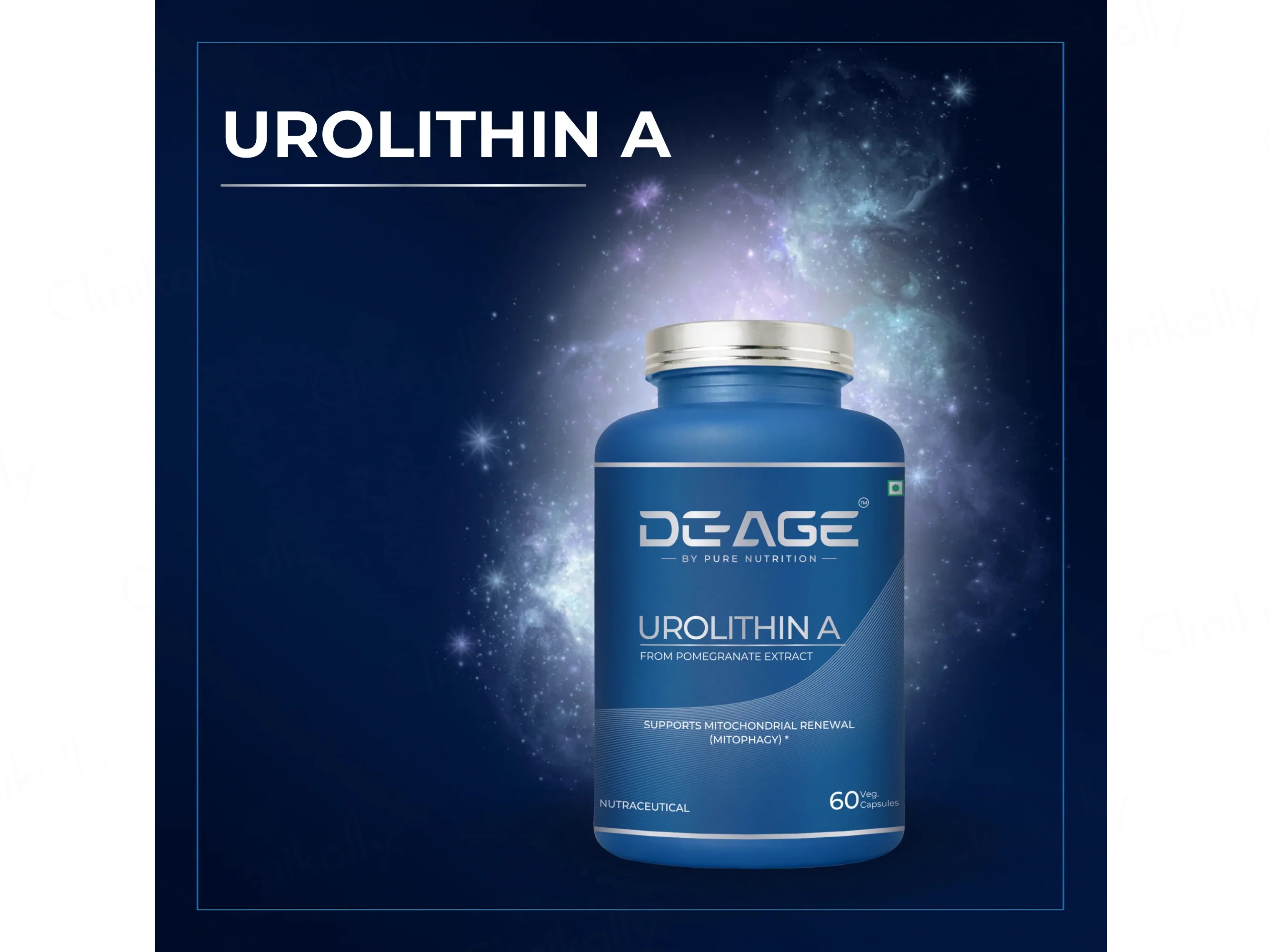 DeAge Urolithin-A Nutraceutical Veg Capsule - Image 3