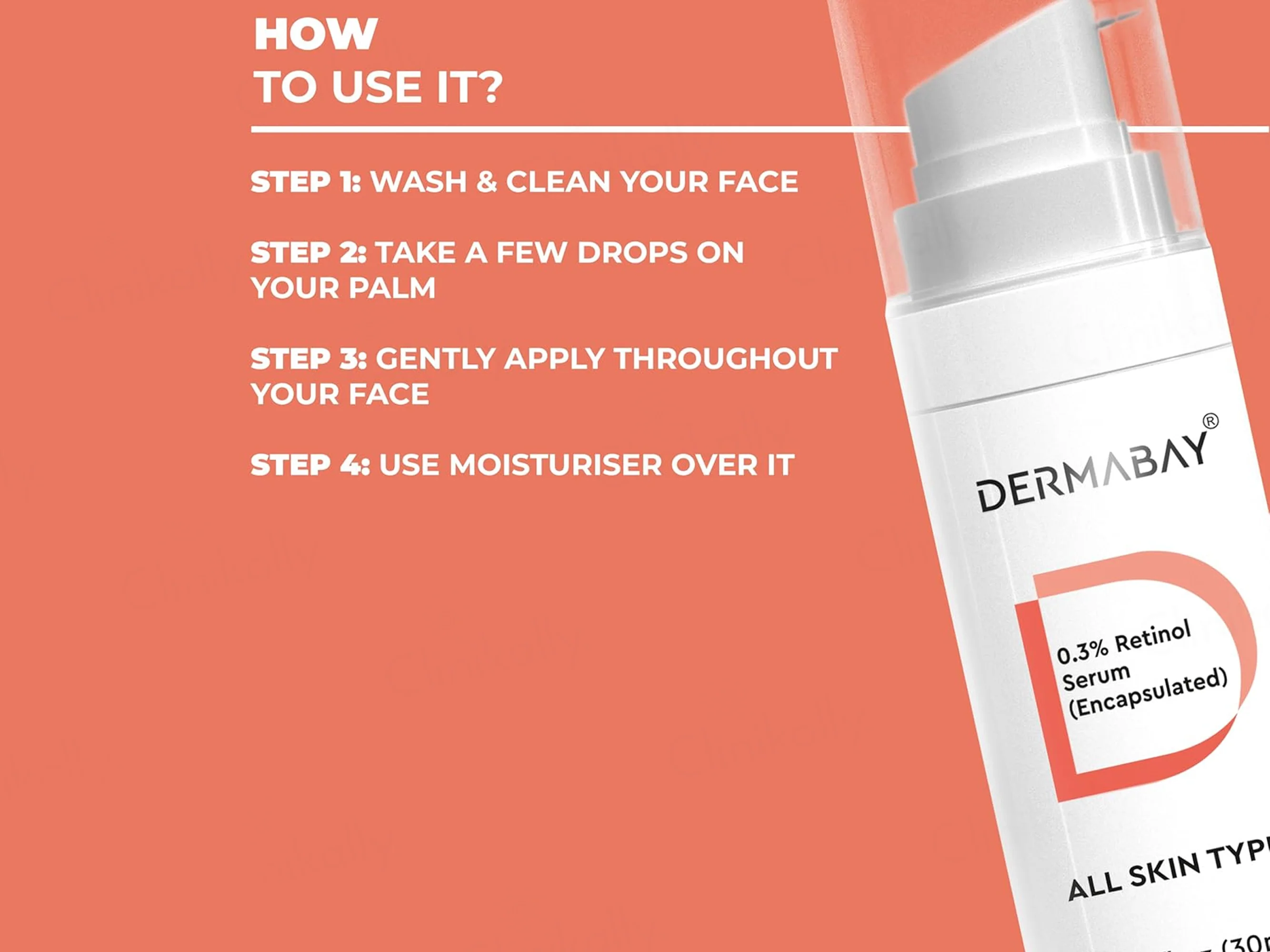 Dermabay 0.3% Encapsulated Retinol Face Serum - Image 3