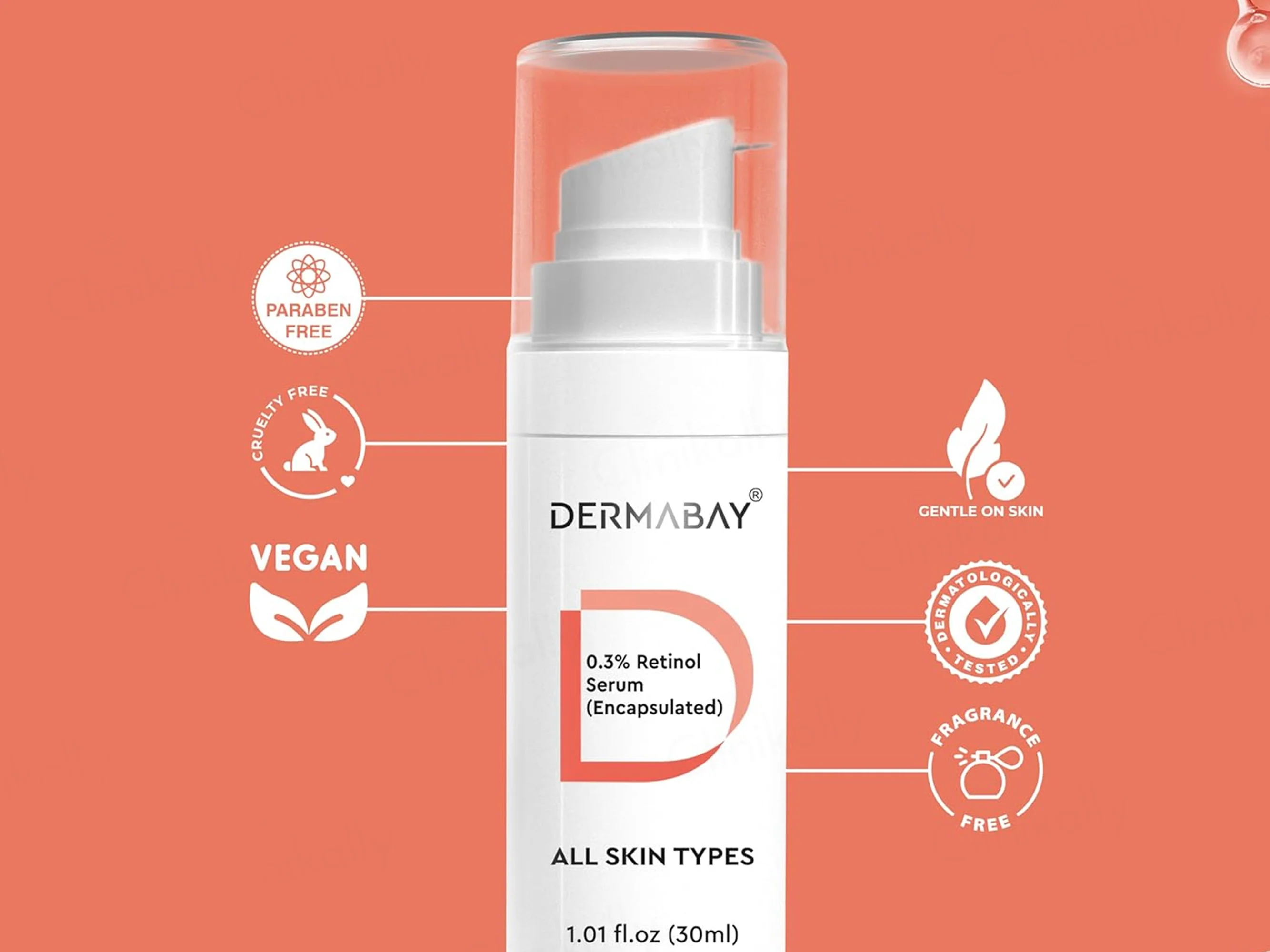 Dermabay 0.3% Encapsulated Retinol Face Serum - Image 4