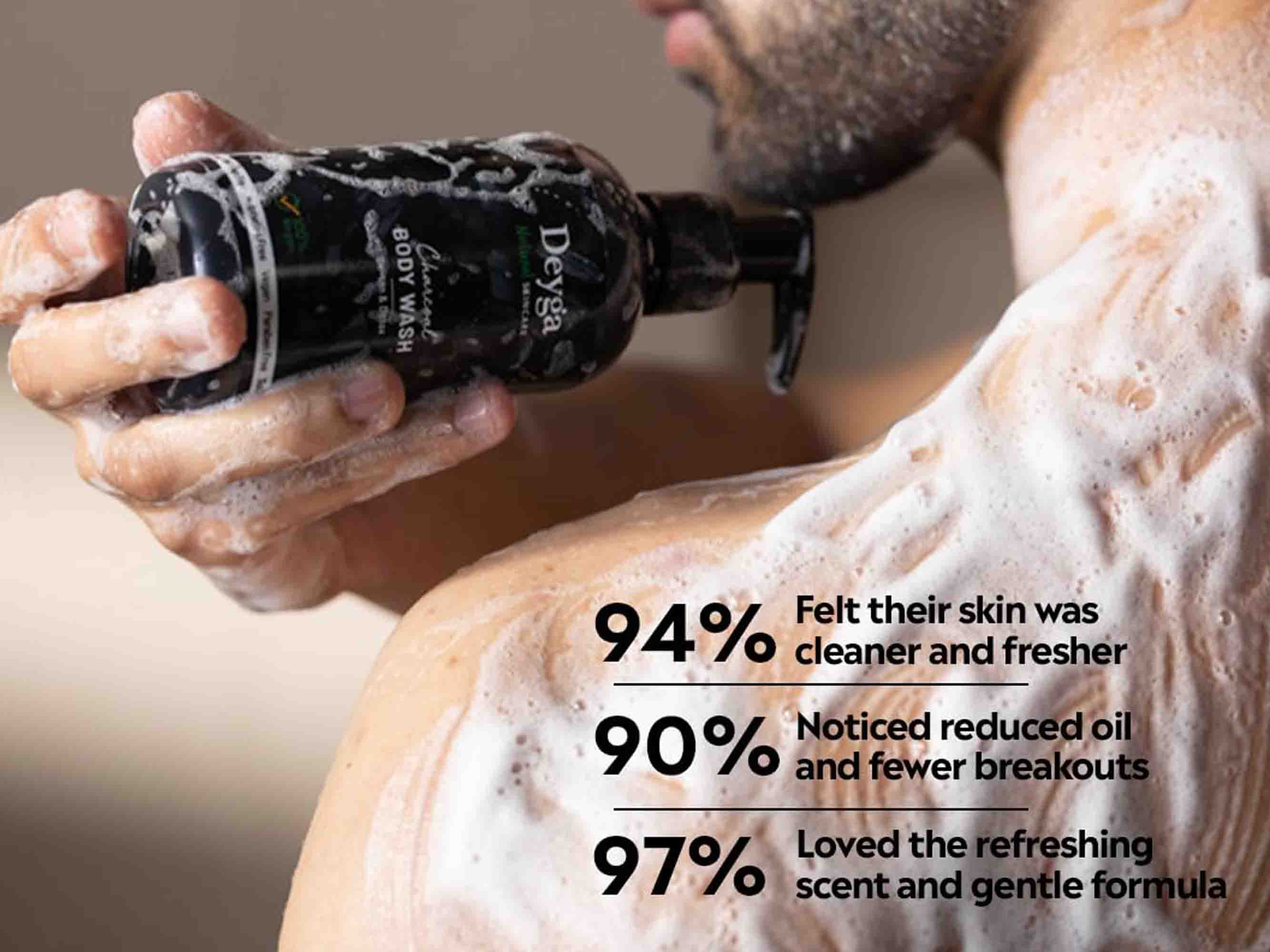 Deyga Charcoal Body Wash De-Tan & Detox - Image 5