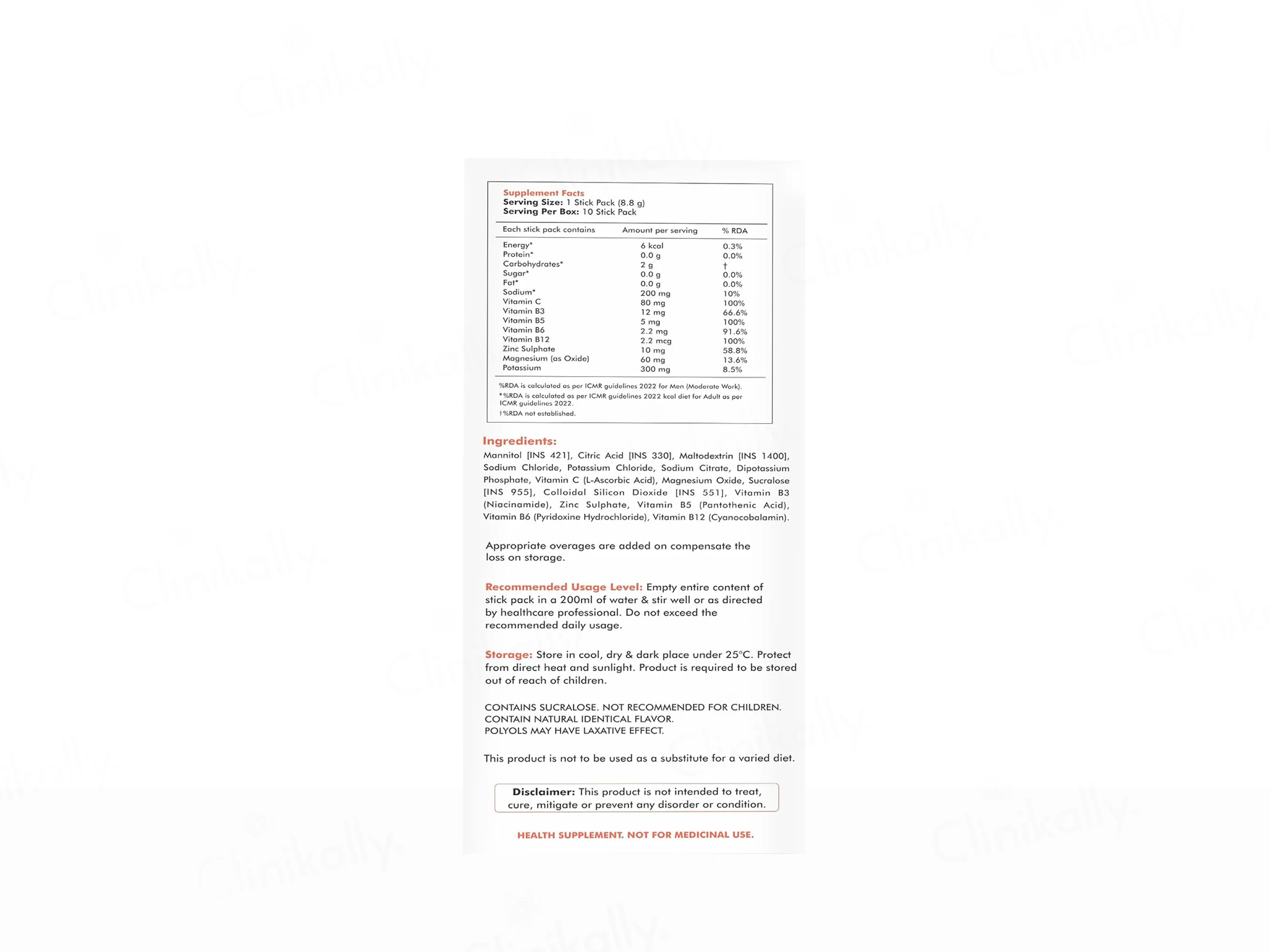 Dr. Morepen Hydrolyte Electrolyte & Vitamin Drink Mix - Image 7