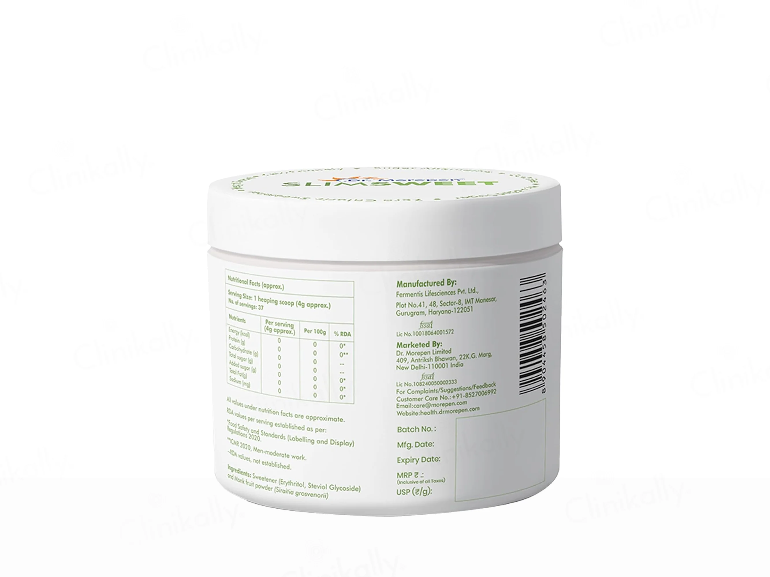 Dr. Morepen Slimsweet Natural Sugar Alternative Powder With Stevia & Monk Fruit - Image 8