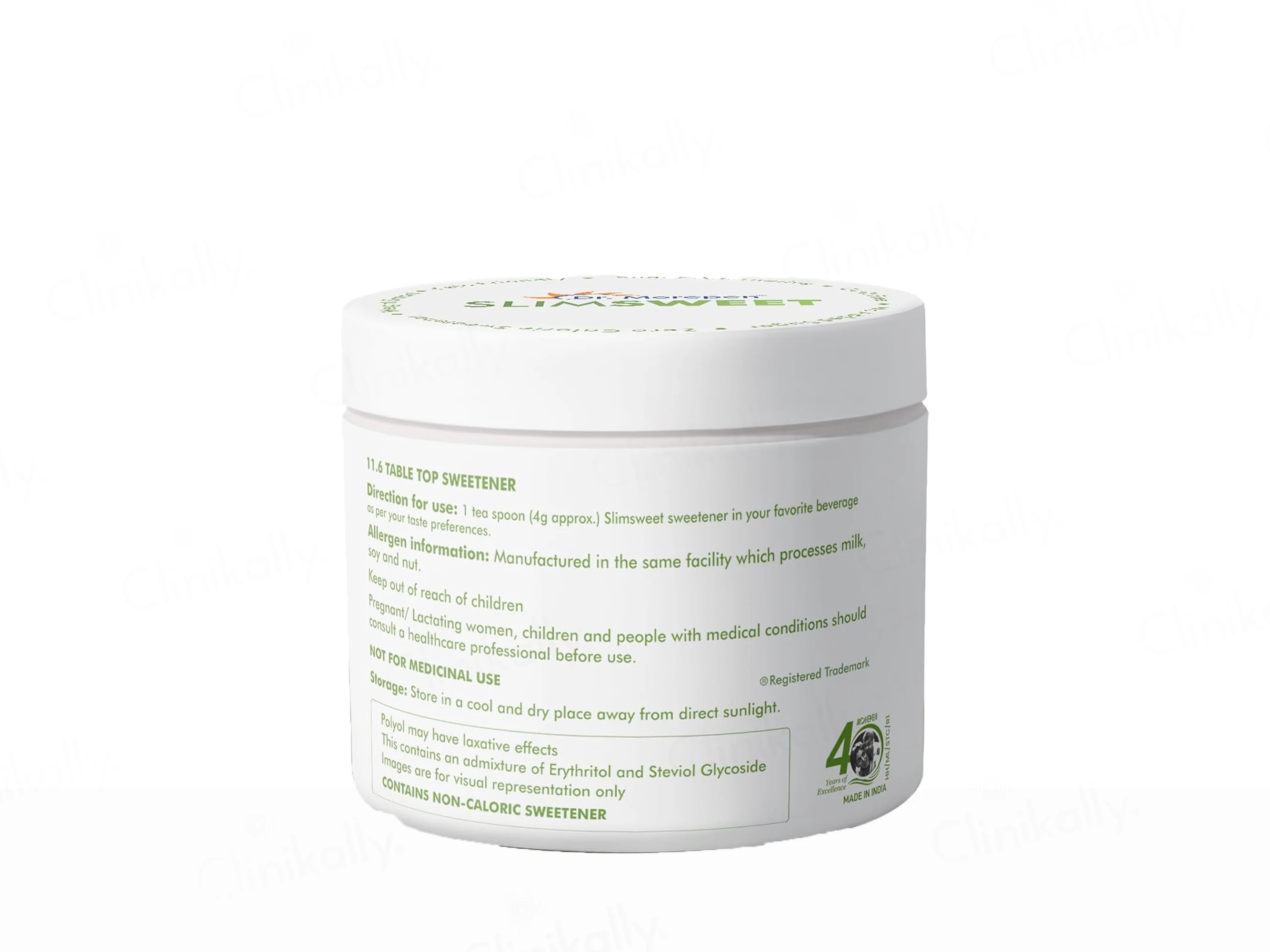 Dr. Morepen Slimsweet Natural Sugar Alternative Powder With Stevia & Monk Fruit - Image 9