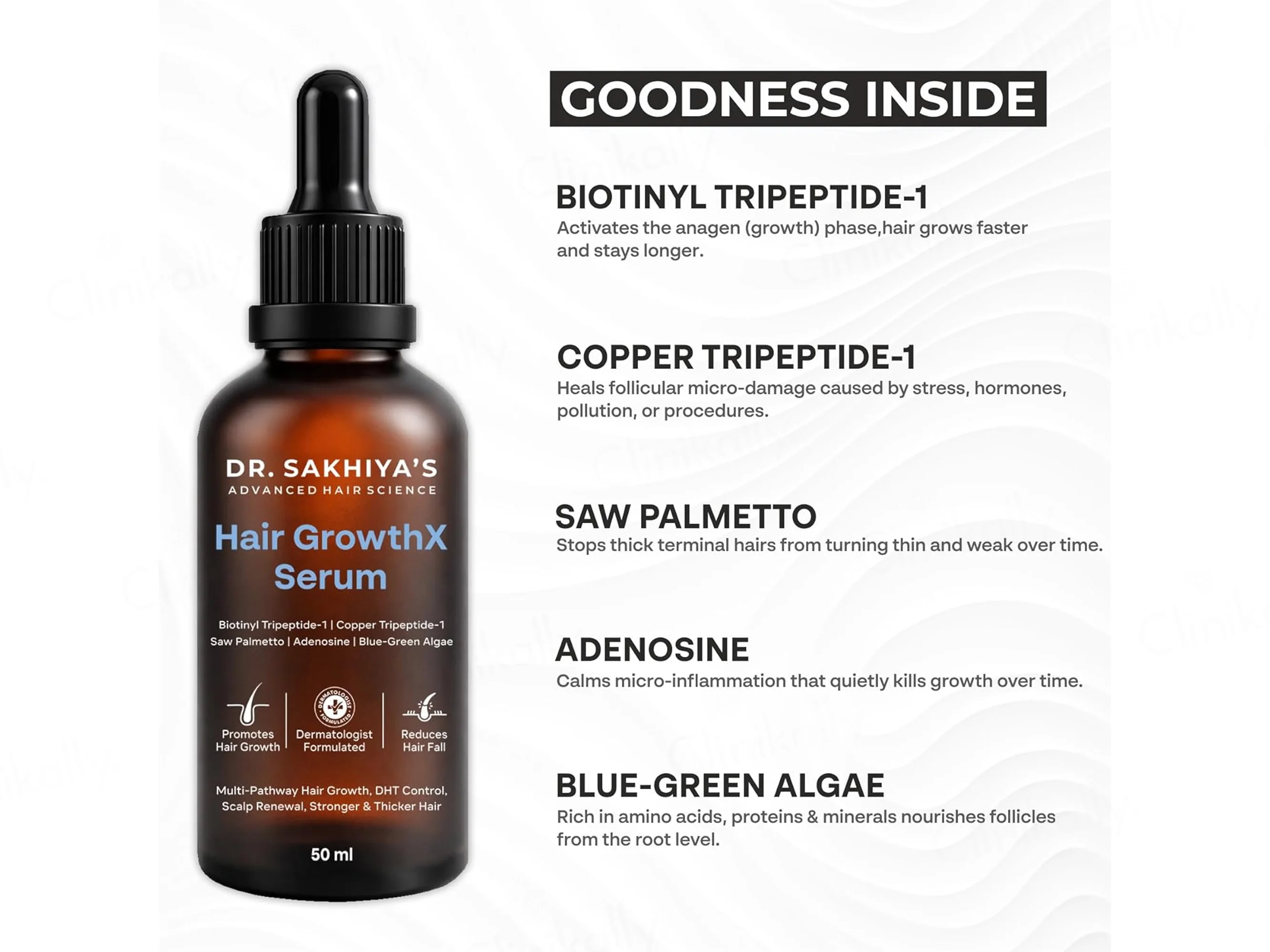Dr. Sakhiya’s Hair GrowthX Serum - Image 2
