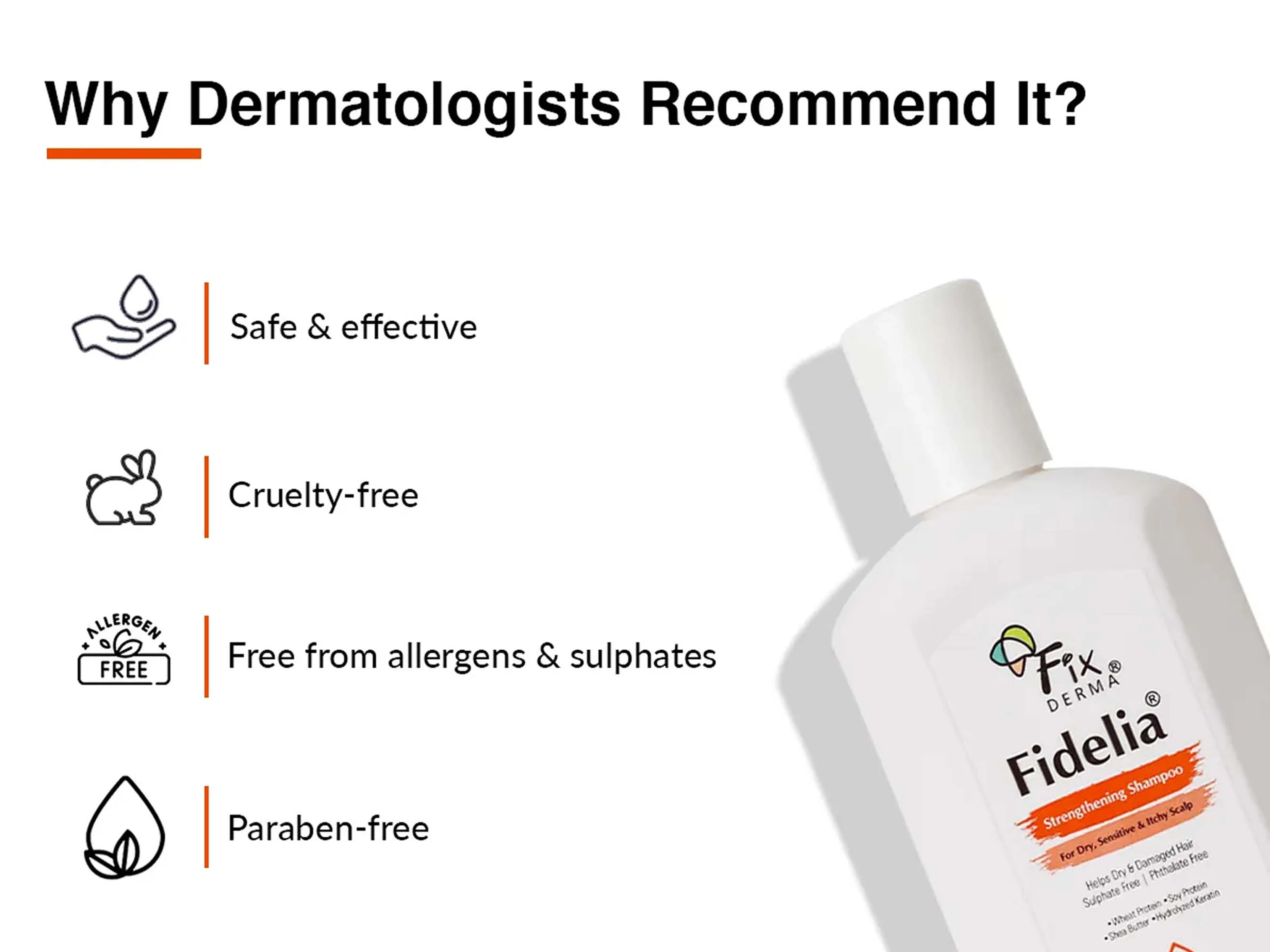 Fixderma Fidelia Strengthening Shampoo - Image 3