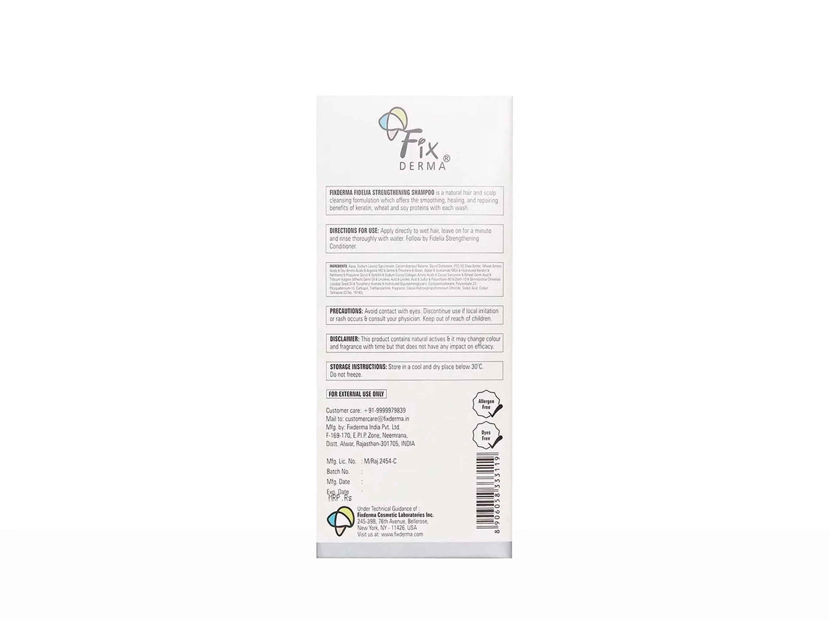 Fixderma Fidelia Strengthening Shampoo - Image 5