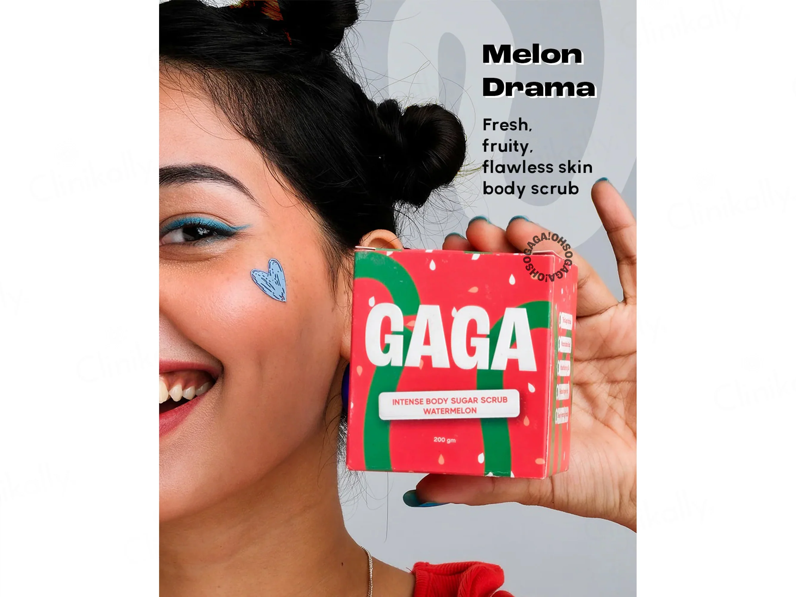 GAGA Melon Drama Watermelon Intense Body Sugar Scrub - Image 5