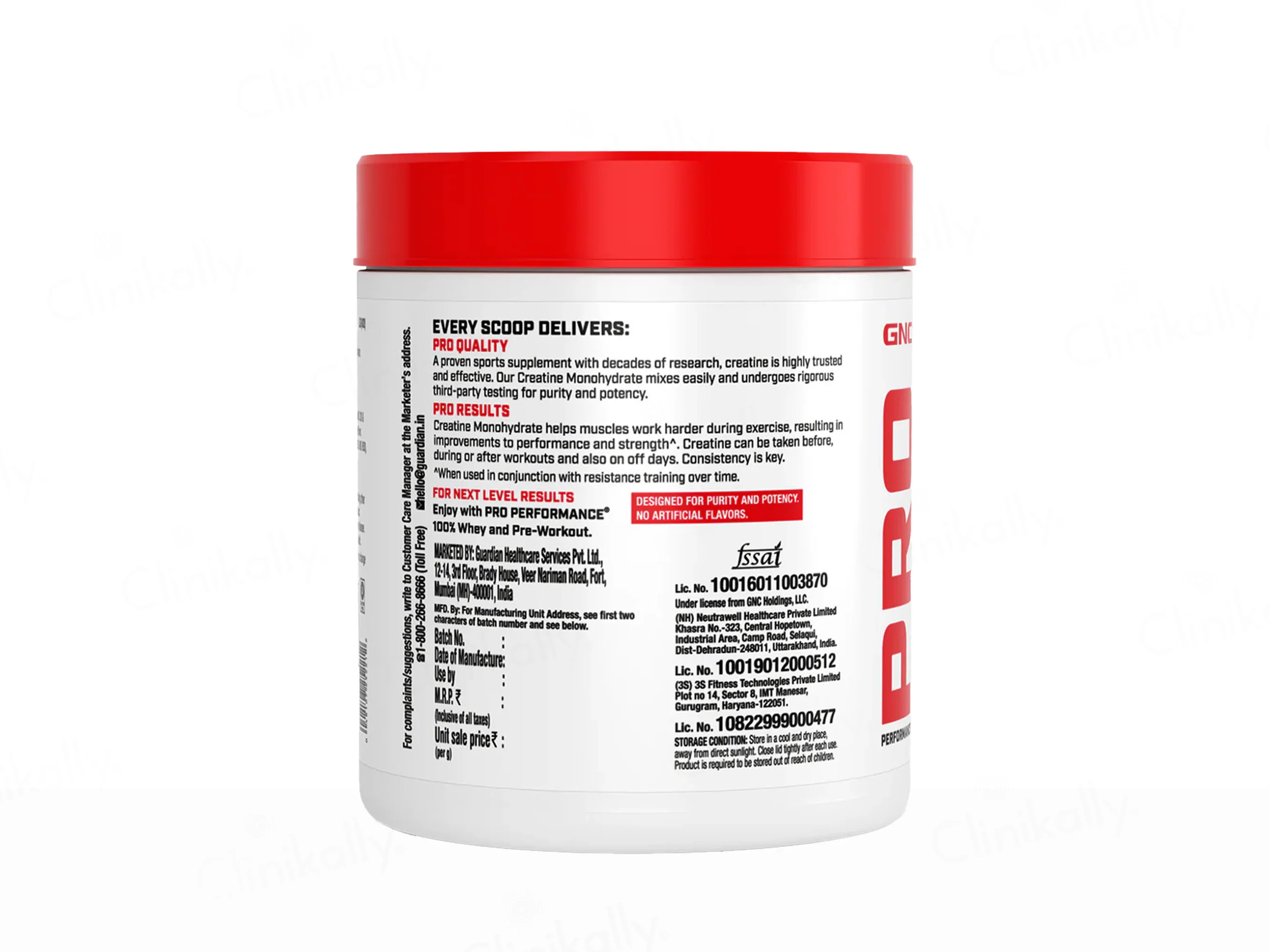 GNC Pro Performance Creatine Monohydrate Powder - Unflavored - Image 9