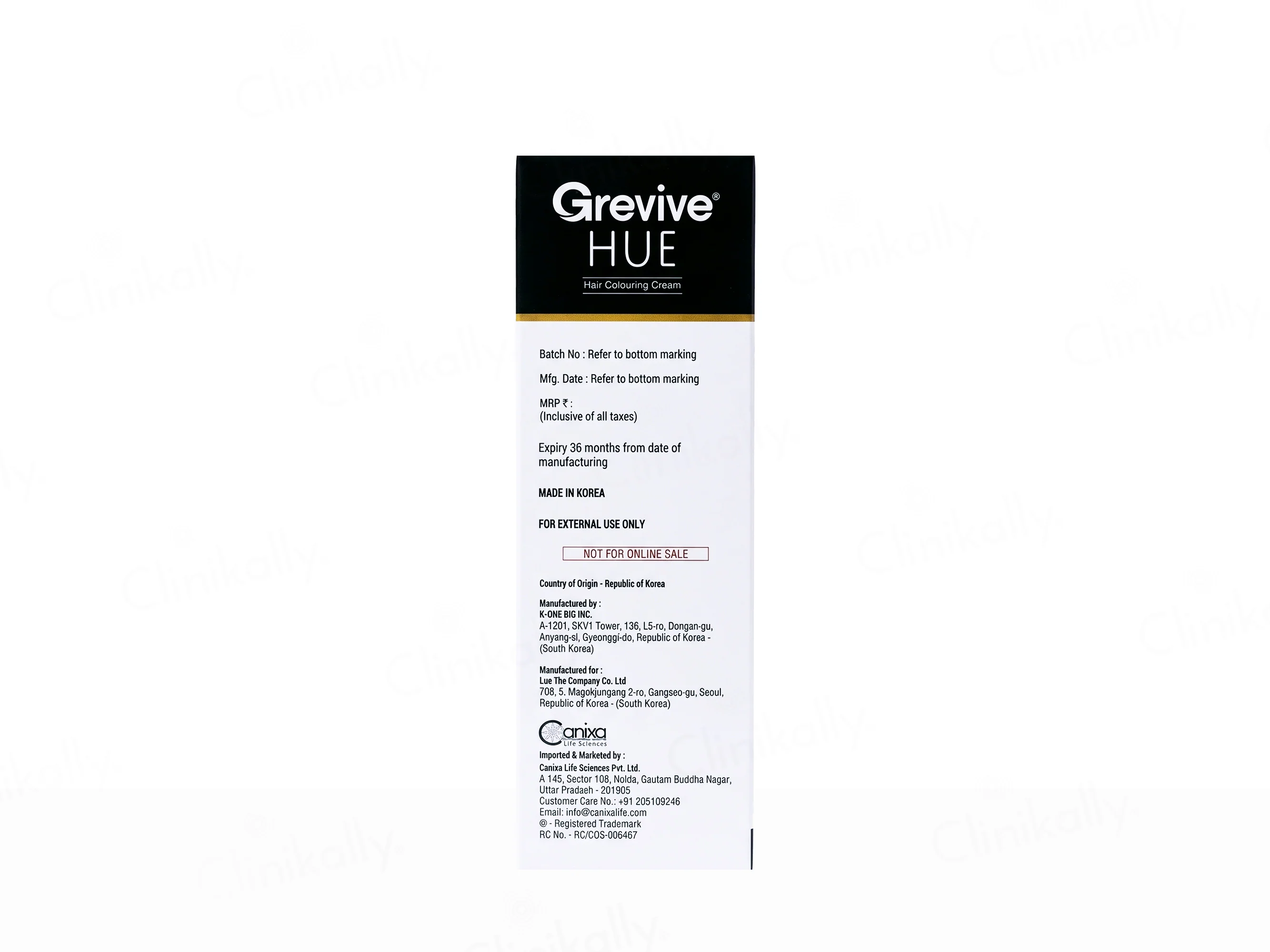 Grevive Hue Hair Colouring Cream (Dark Brown) - Image 4