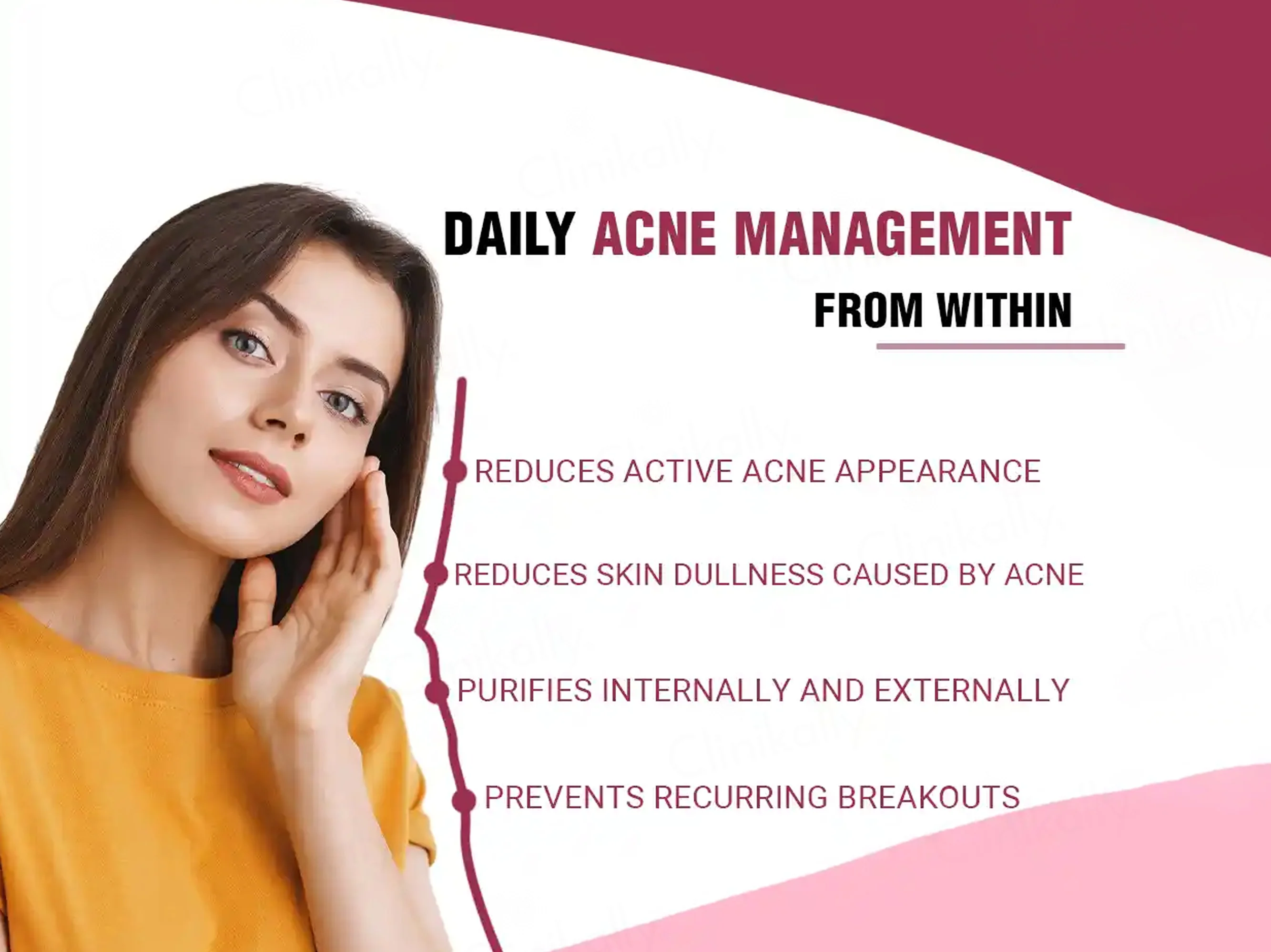 iMeMyself Acne Ease Dietary Supplement Vegetarian Capsule - Image 4