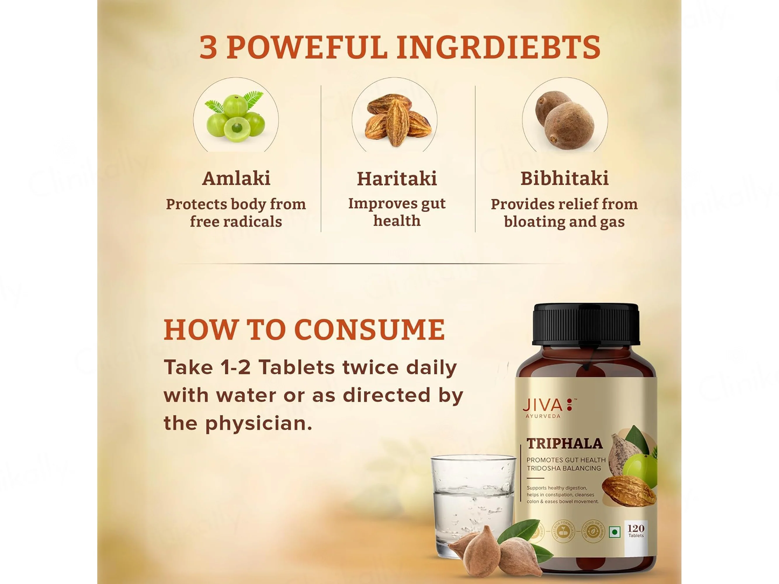 Jiva Ayurveda Triphala Tablet For Gut Health - Image 4