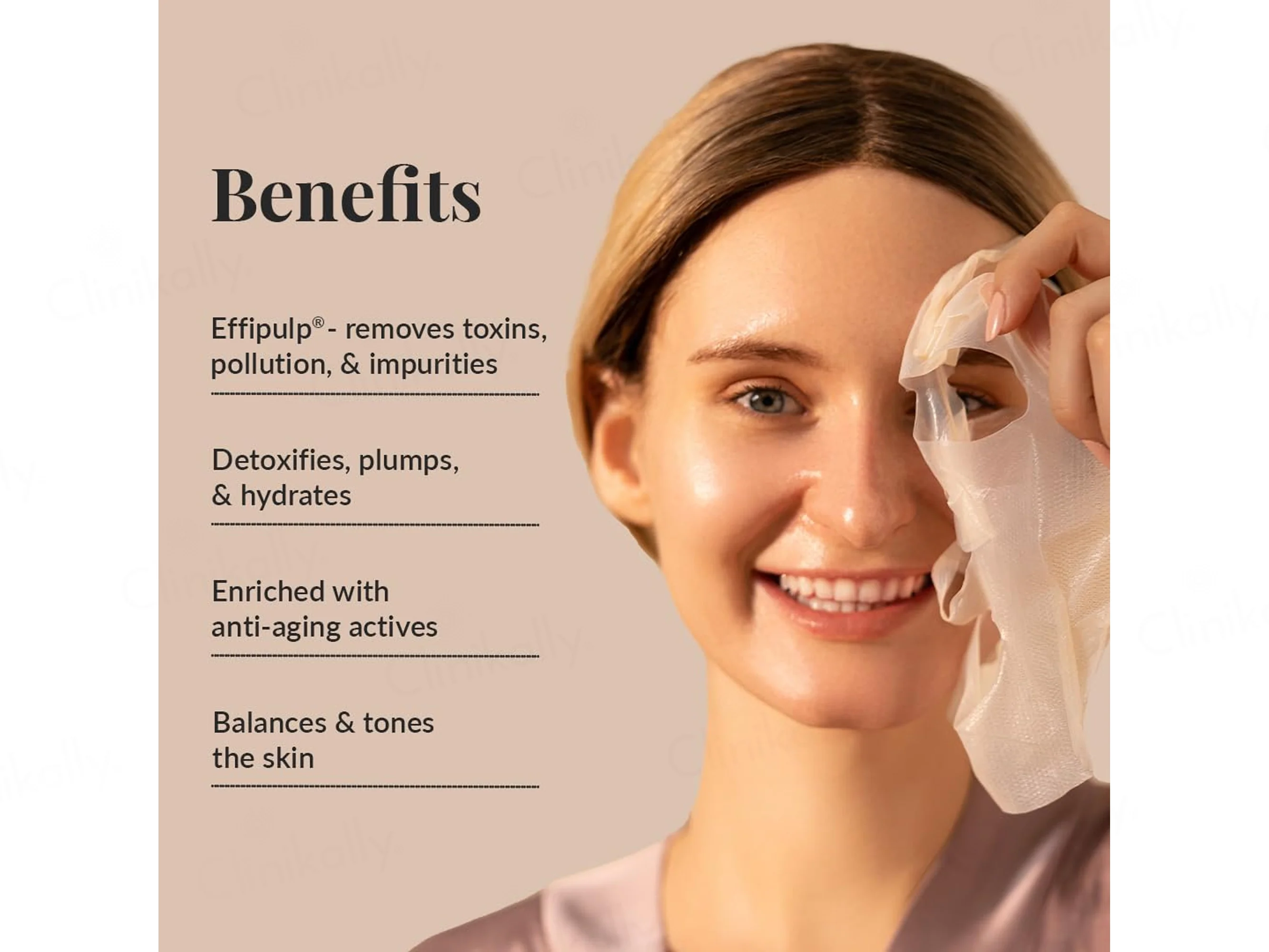 LuxaDerme Detox Bio Cellulose Face Sheet Mask - Image 4