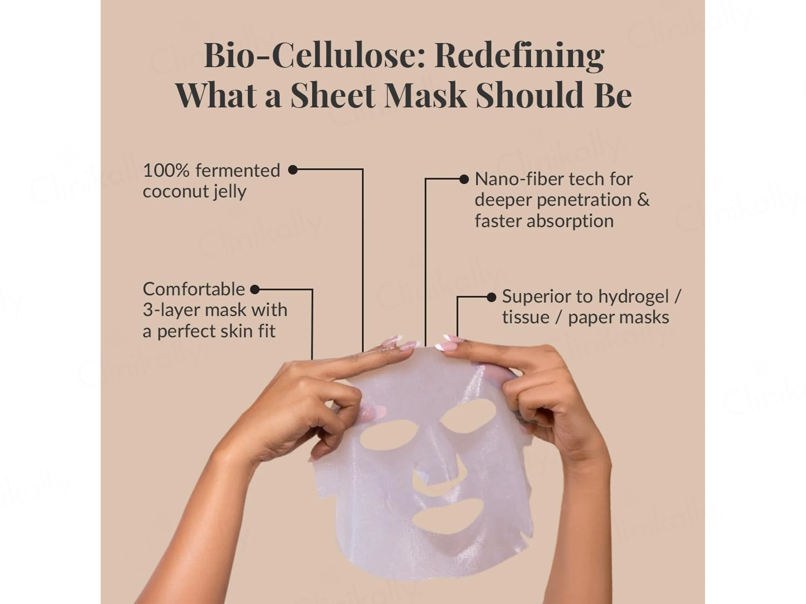 LuxaDerme Detox Bio Cellulose Face Sheet Mask - Image 8