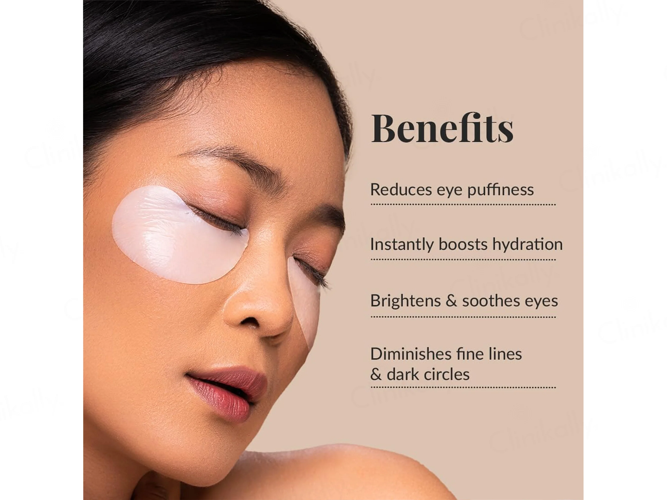 LuxaDerme Under Eye Revive Bio Cellulose Sheet Mask - Image 3