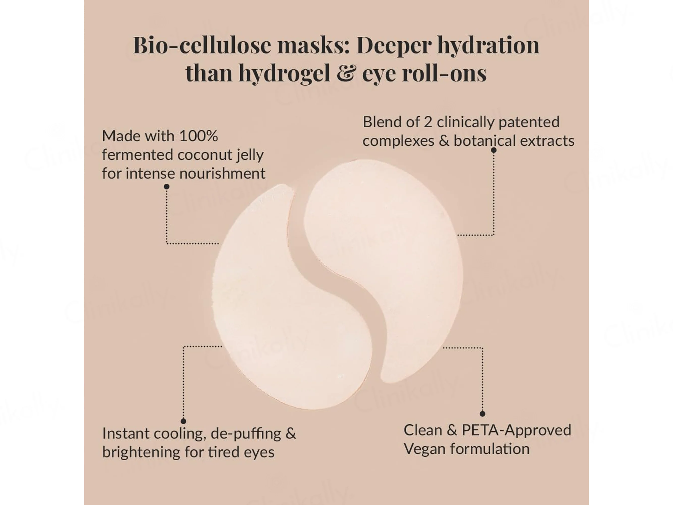 LuxaDerme Under Eye Revive Bio Cellulose Sheet Mask - Image 7