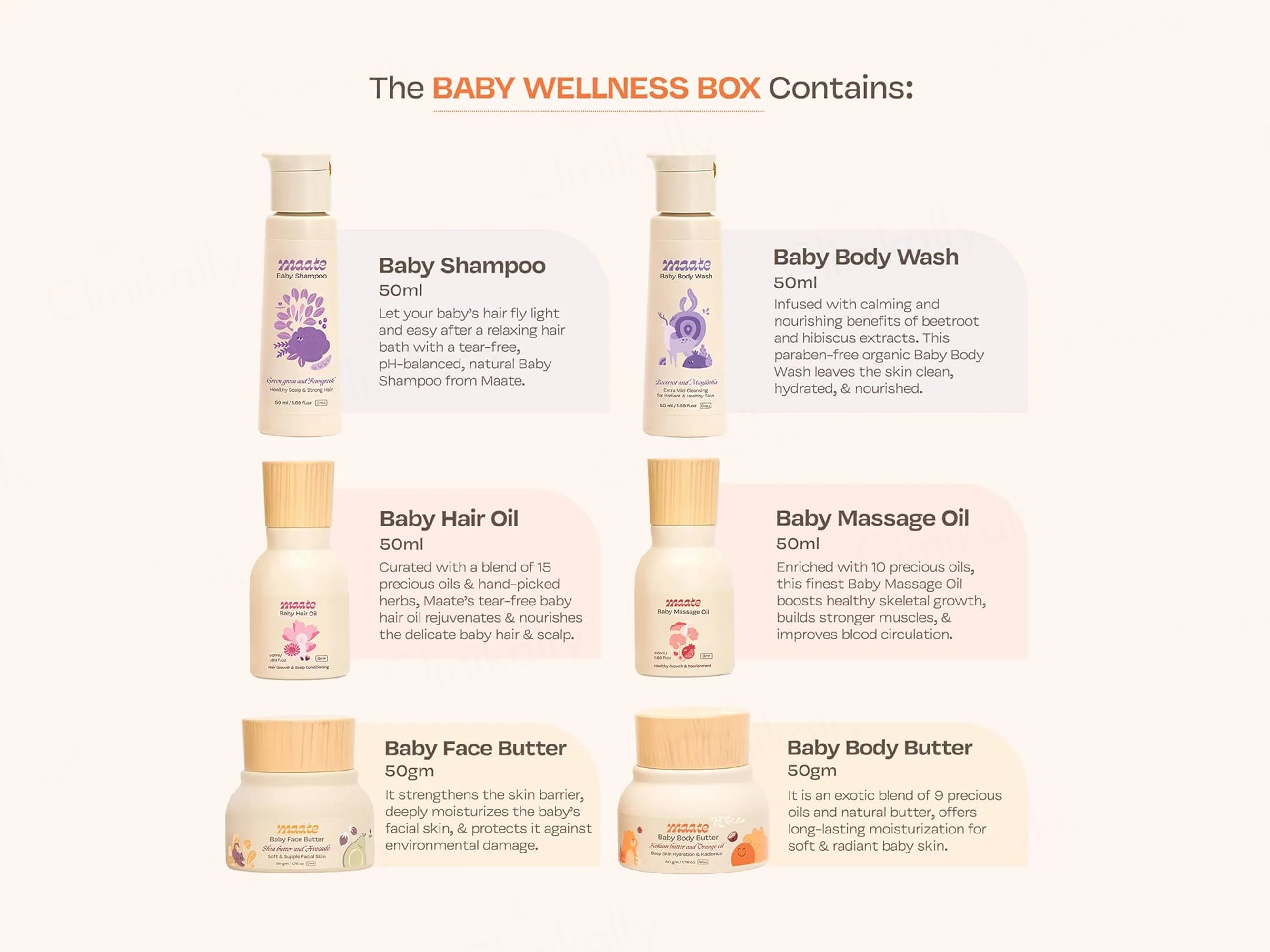 Maate Baby Skincare Wellness Box Gift Set - Image 4