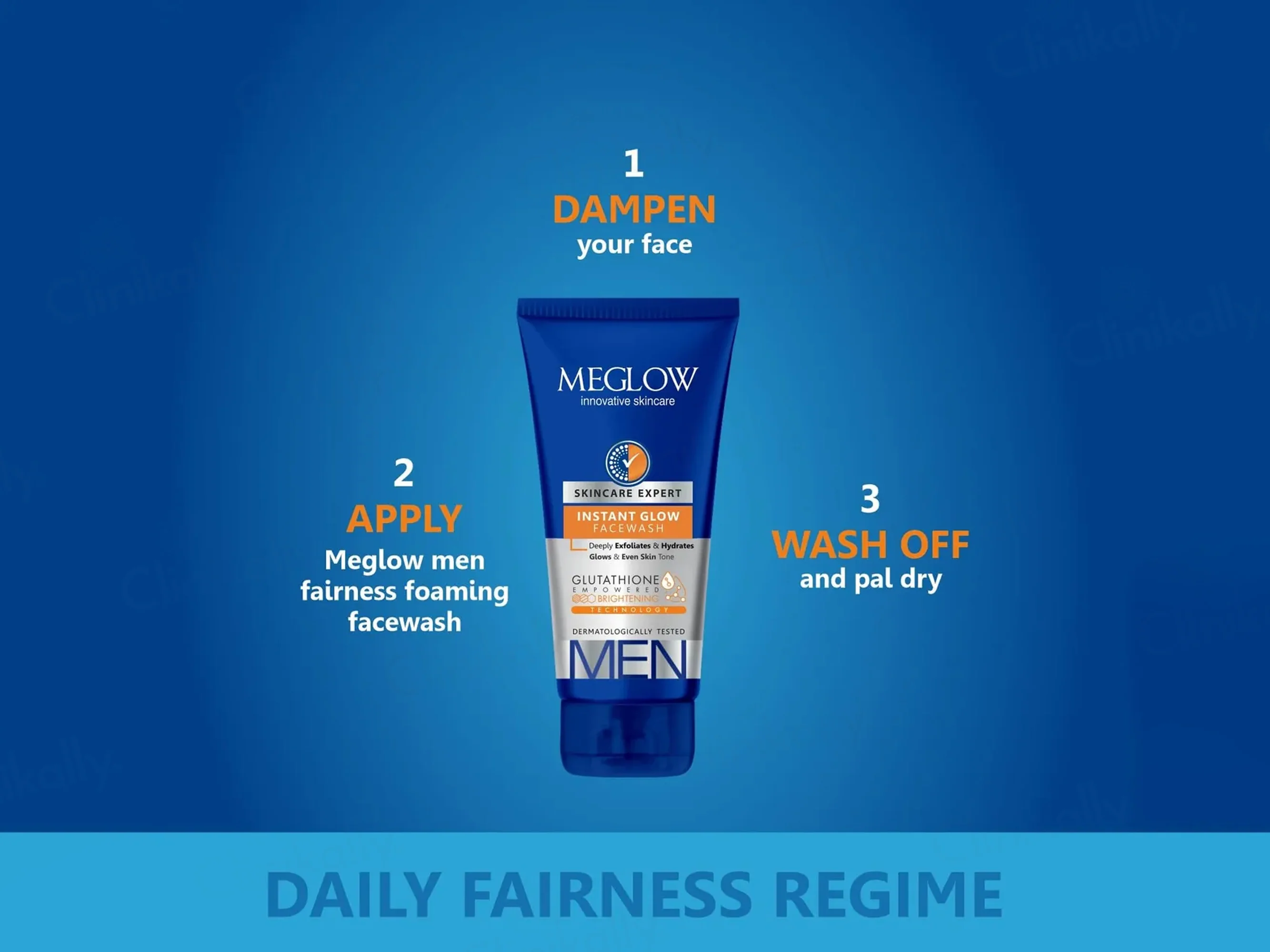Meglow Instant Glow Face Wash For Men - Image 5