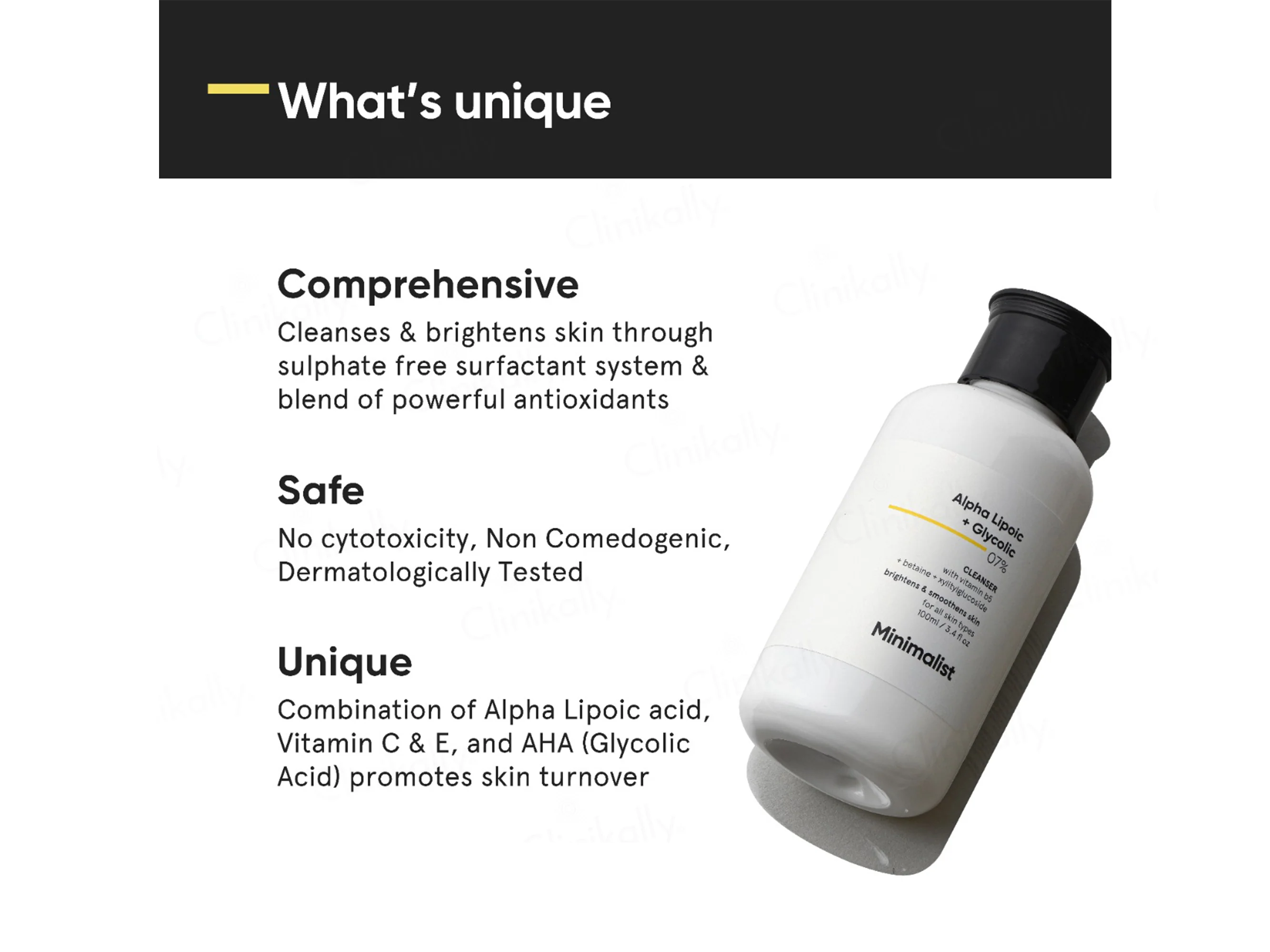 Minimalist 7% ALA & AHA Brightening Cleanser - Image 3