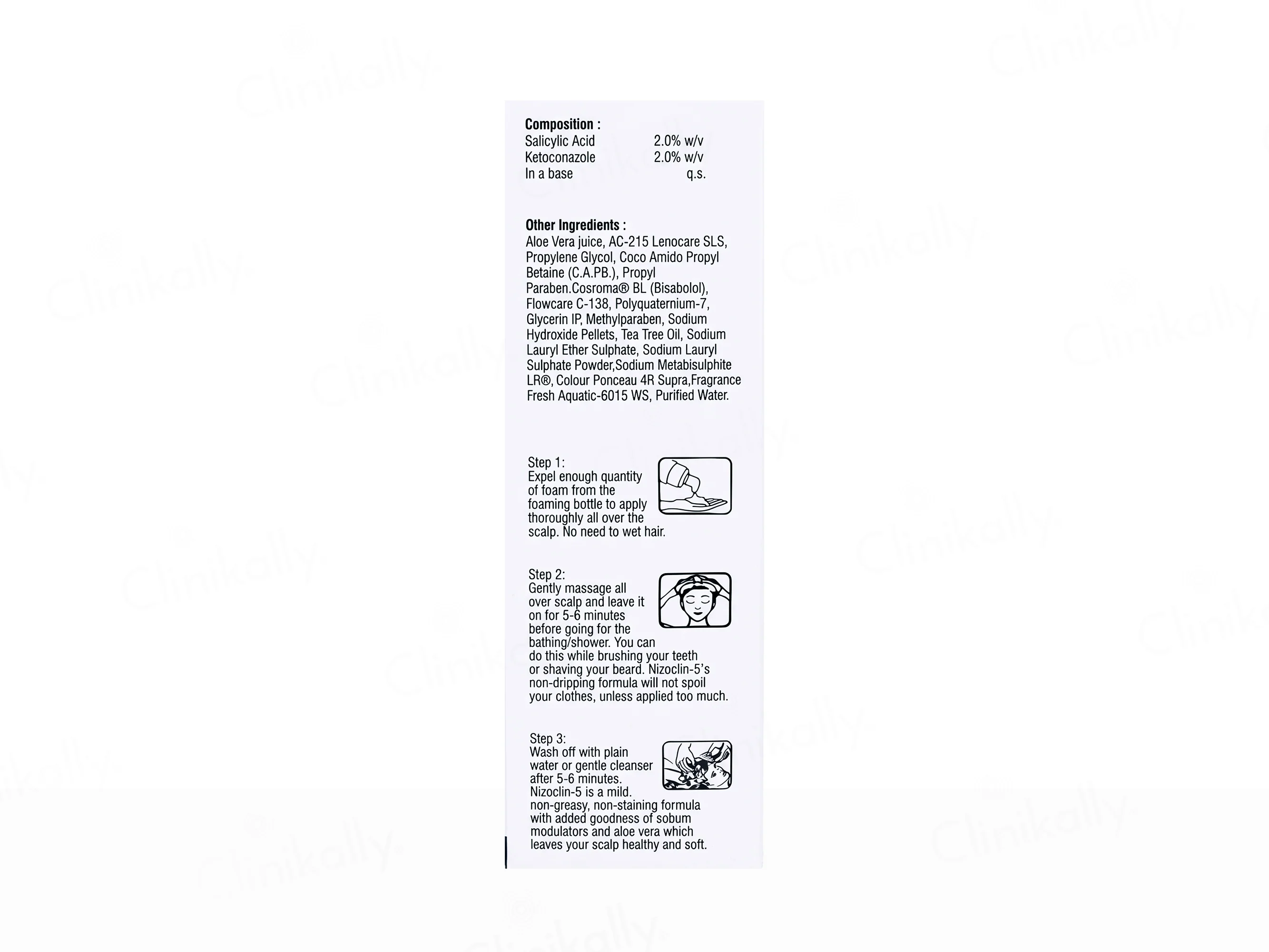 Nizoclin-S Medicated Shampoo - Image 3