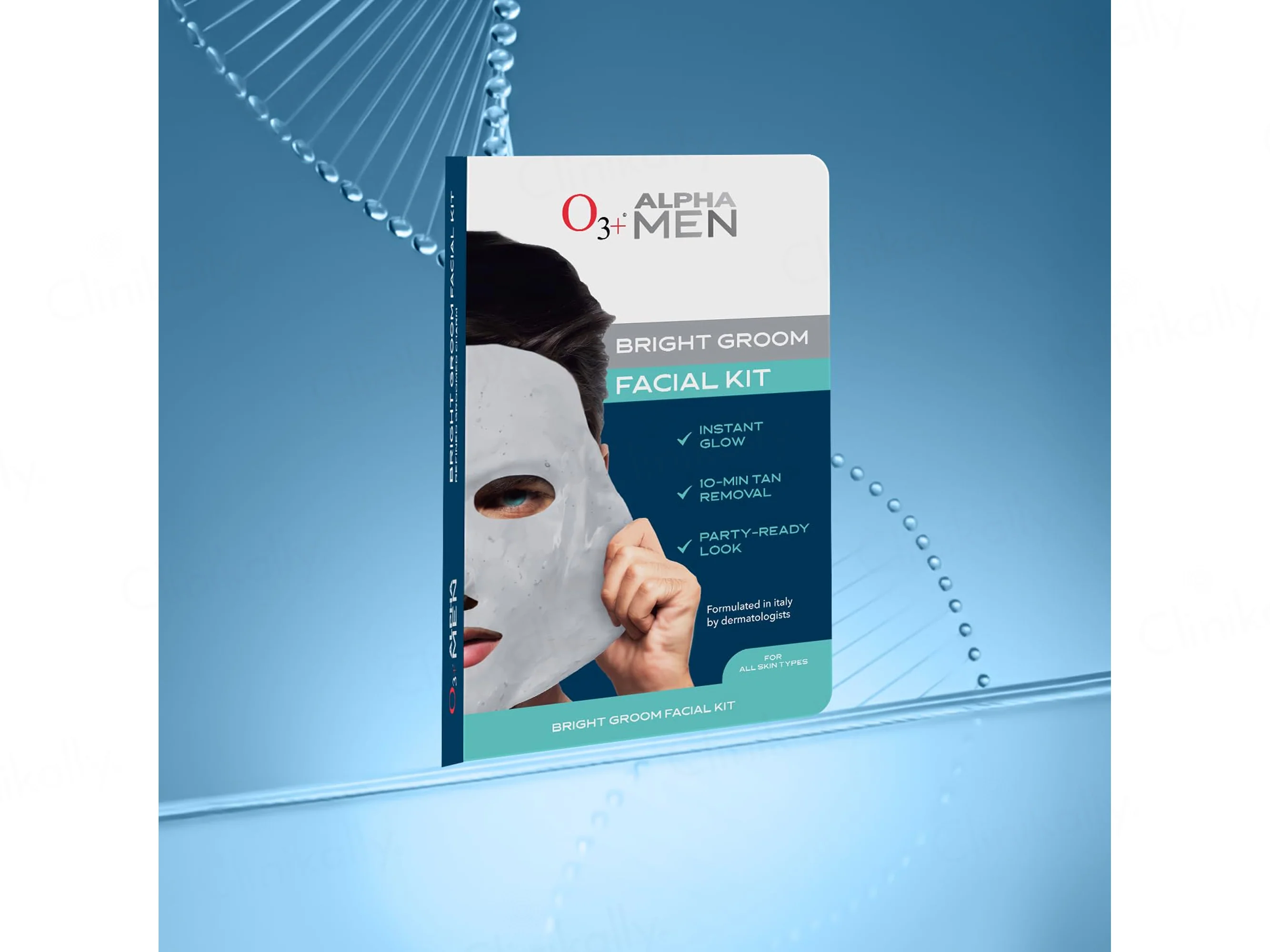 O3+ Alpha Men Bright Groom Facial Kit - Image 6