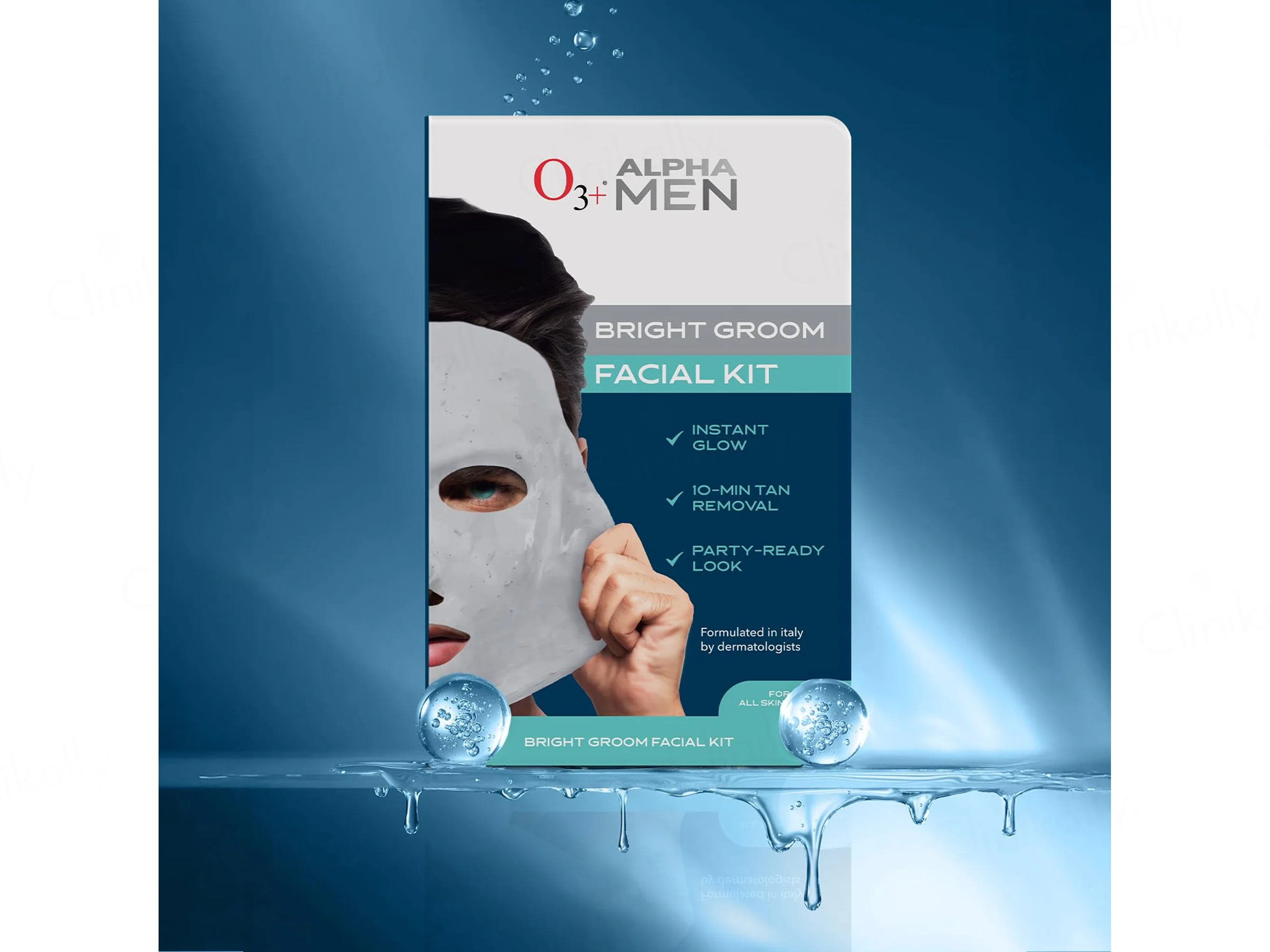 O3+ Alpha Men Bright Groom Facial Kit - Image 7