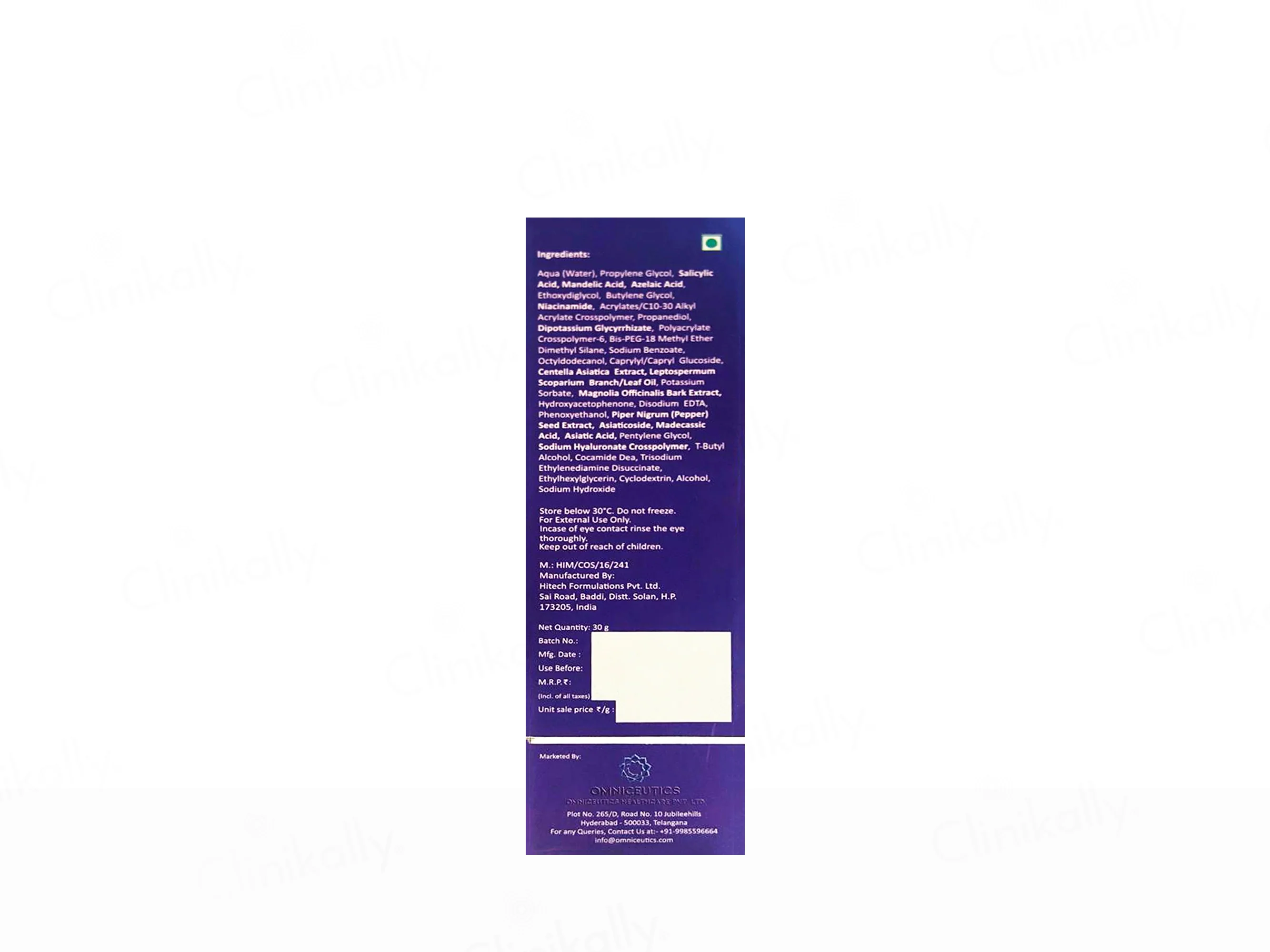 Omniacne Advanced Acne Care Gel - Image 3