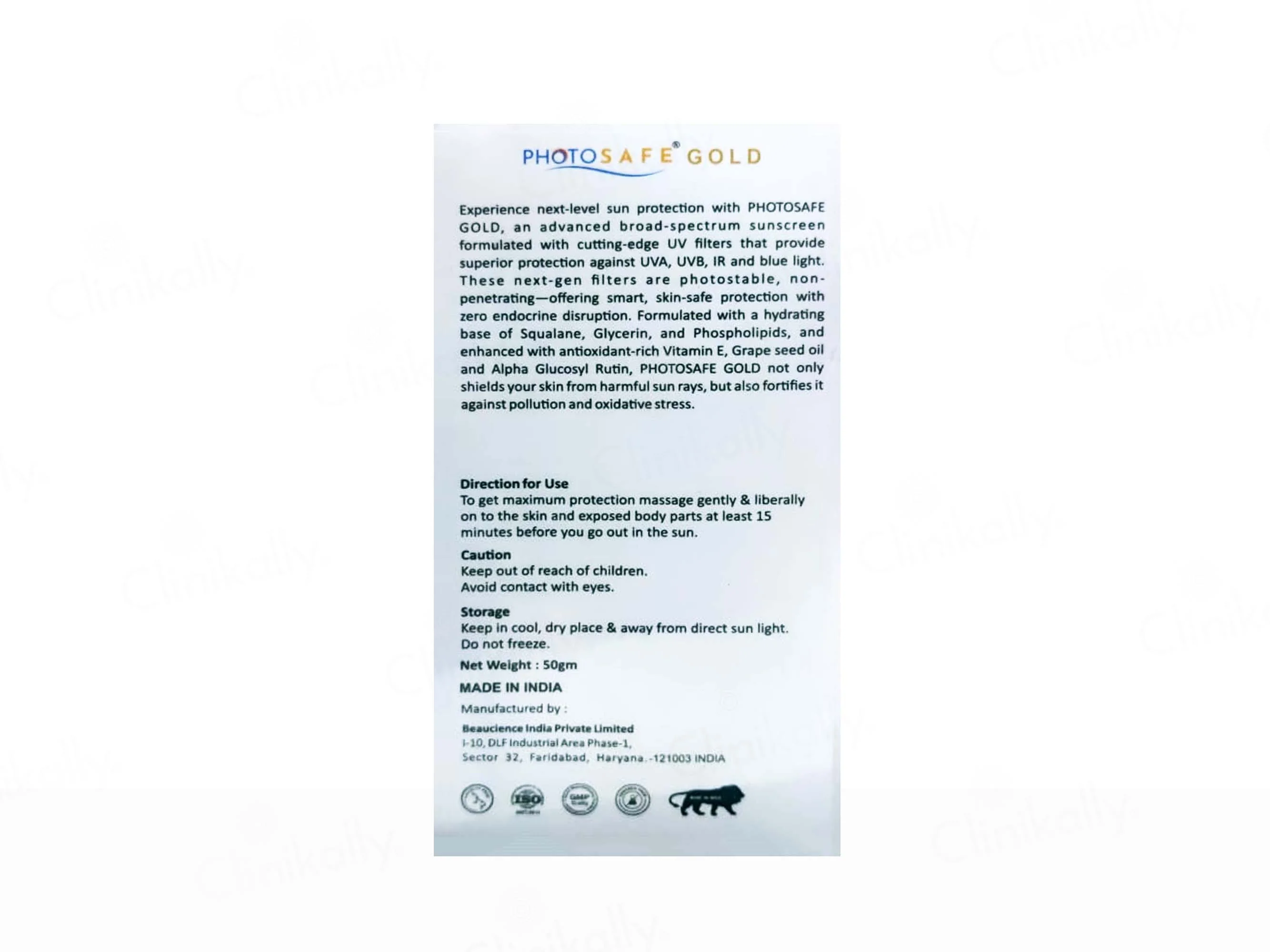 Photosafe Gold Invisible Sunscreen Water Gel - Image 3