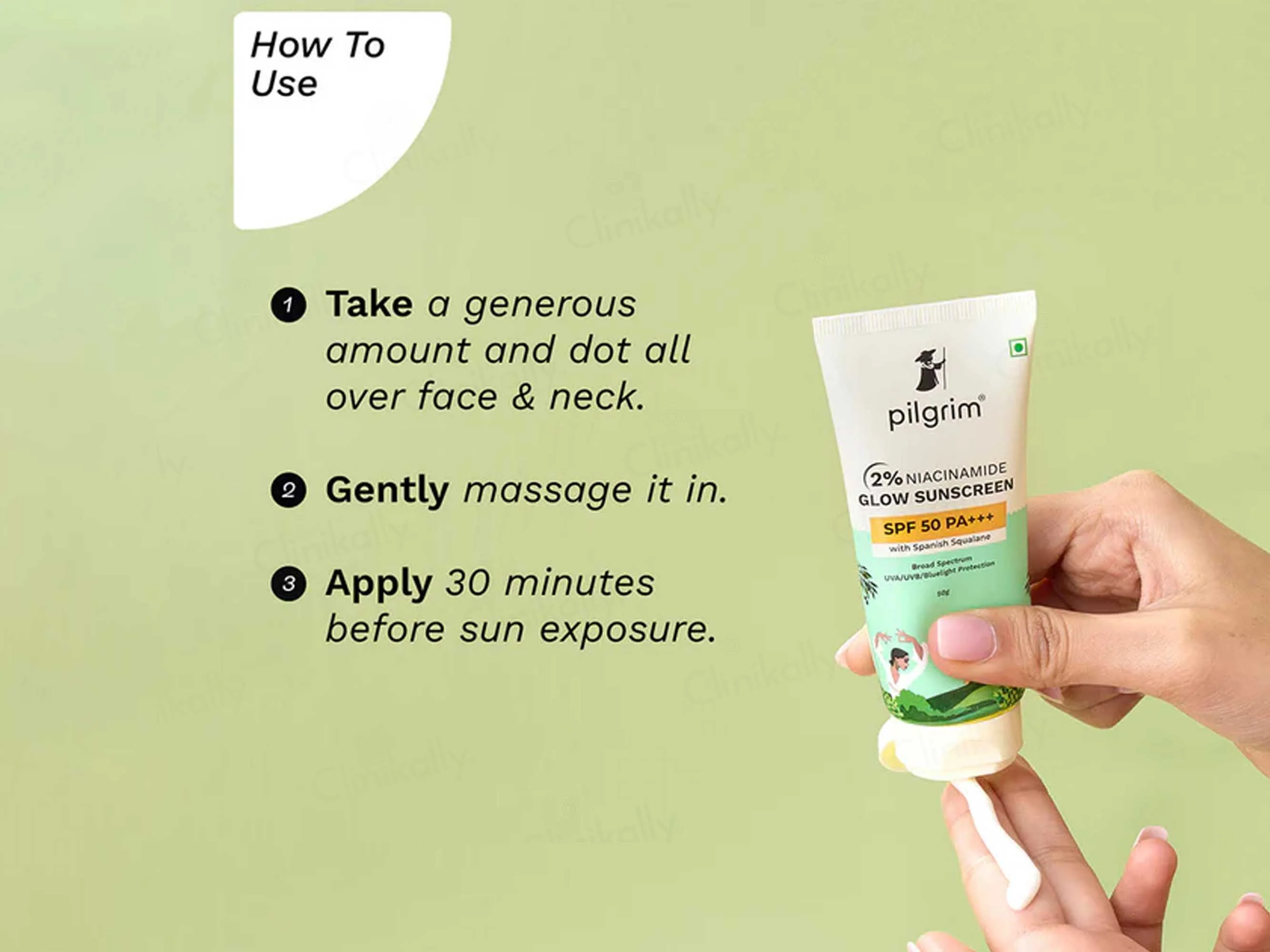 Pilgrim 2% Niacinamide Glow Sunscreen SPF 50 PA+++ - Image 9
