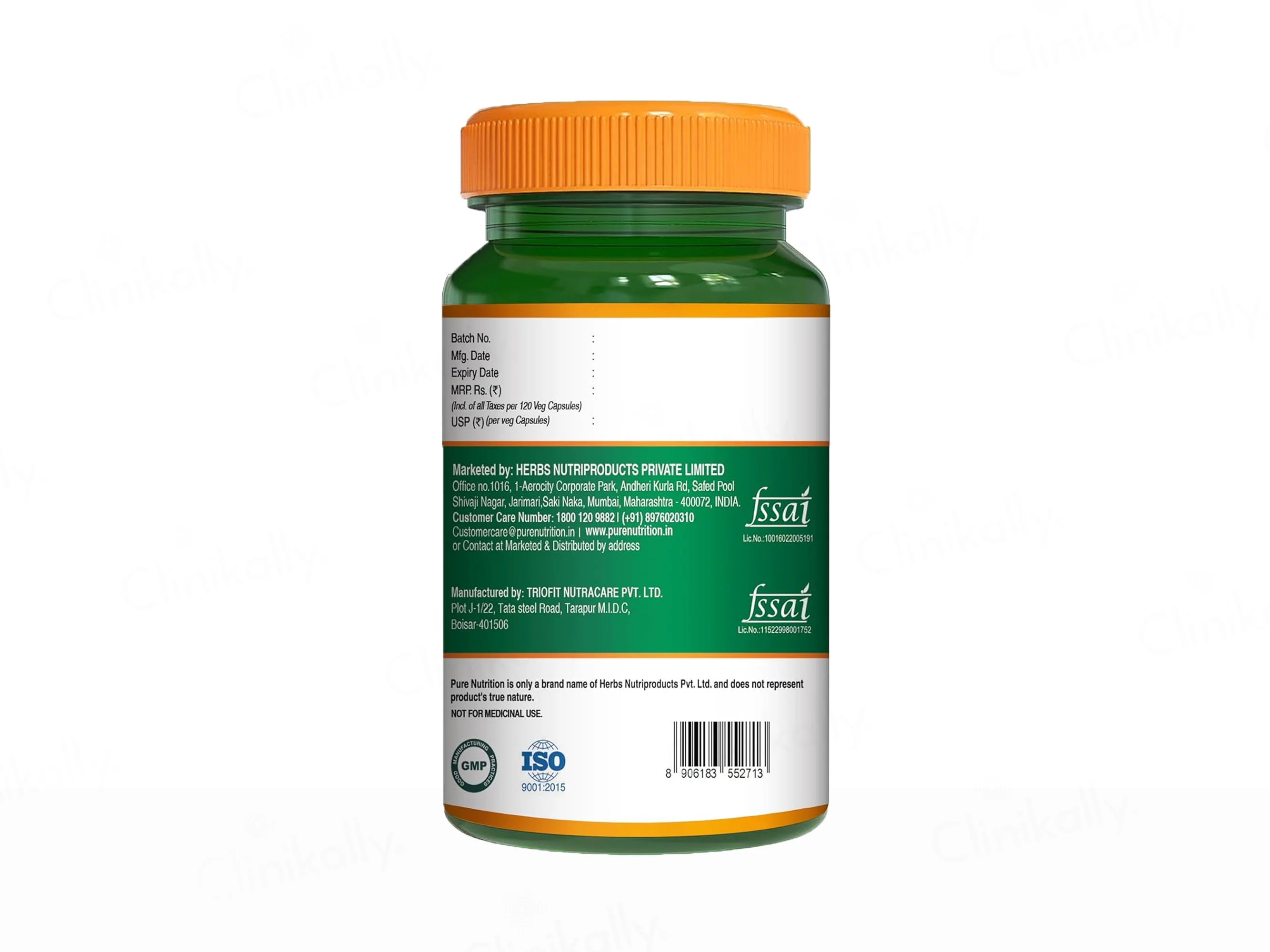 Pure Nutrition Copper + Green Tea Extract Veg Capsule - Image 3