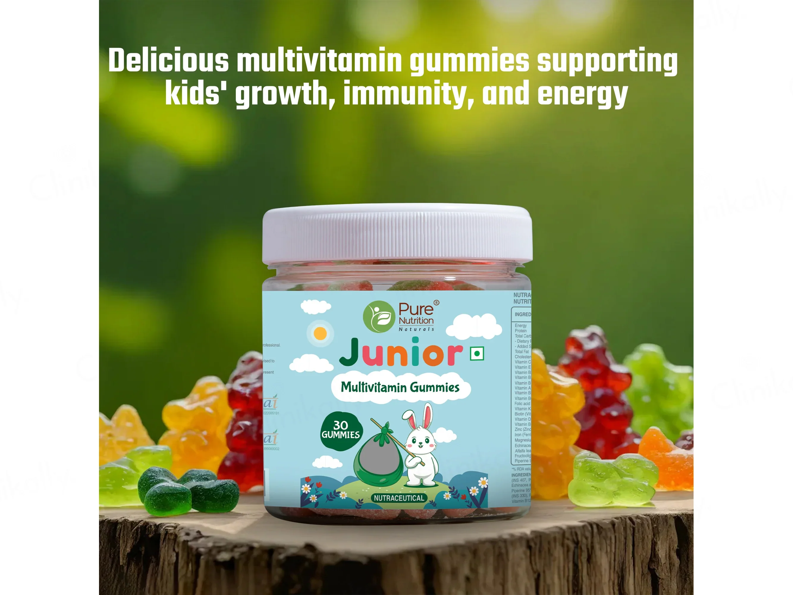 Pure Nutrition Junior Multivitamin Veg Gummies - Image 4