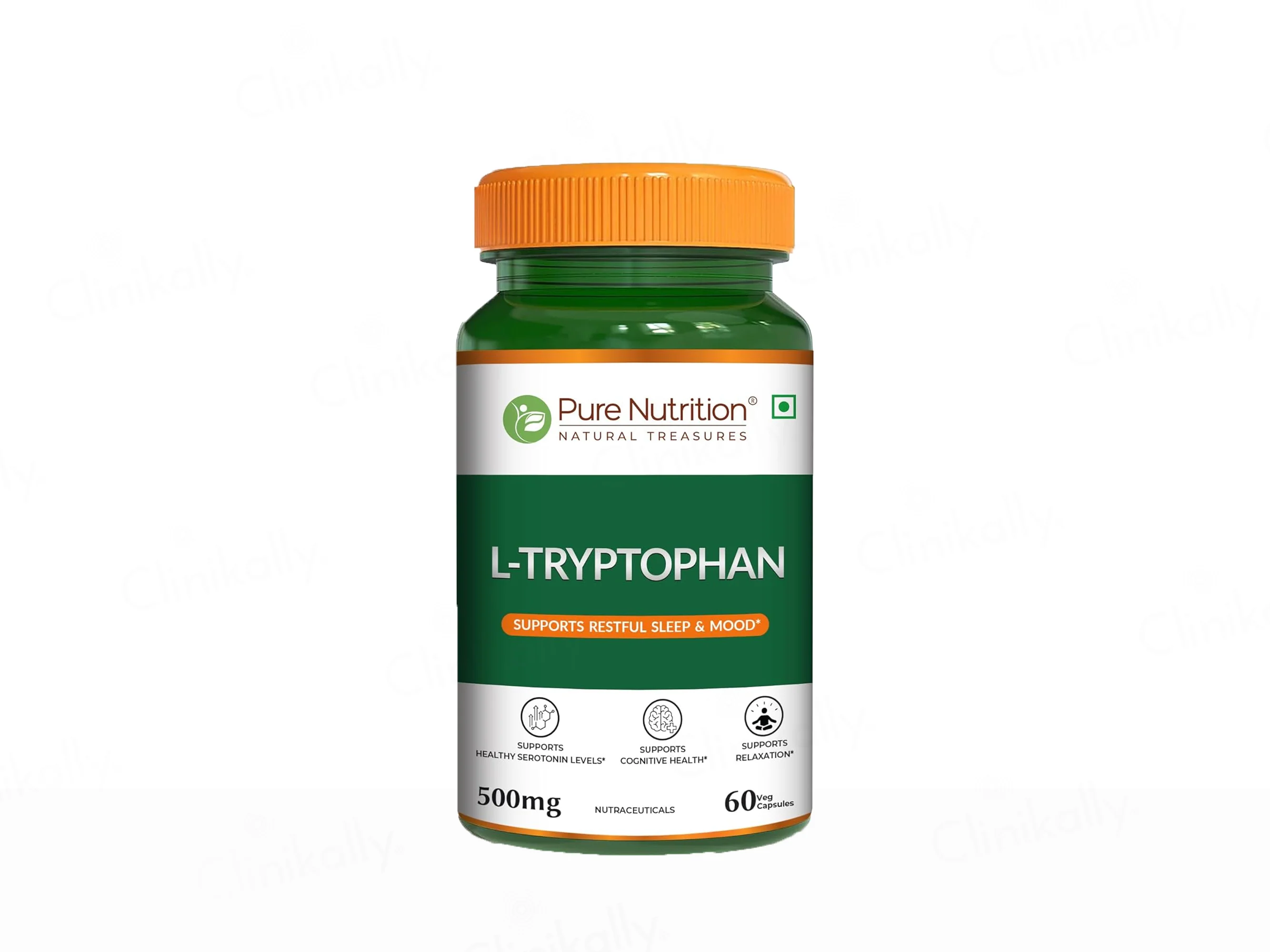 Pure Nutrition L-Tryptophan 500mg Veg Capsule