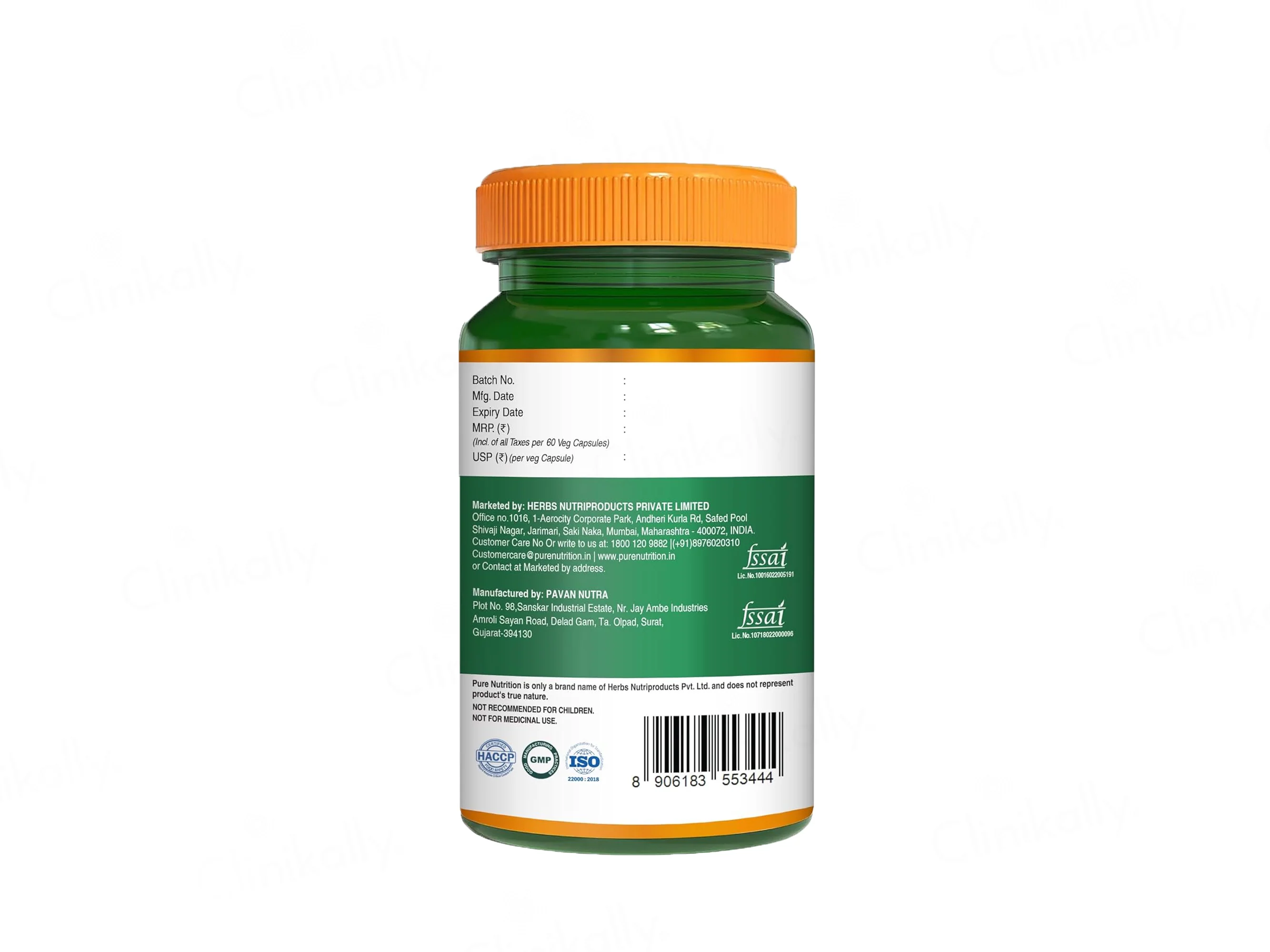 Pure Nutrition L-Tryptophan 500mg Veg Capsule - Image 7
