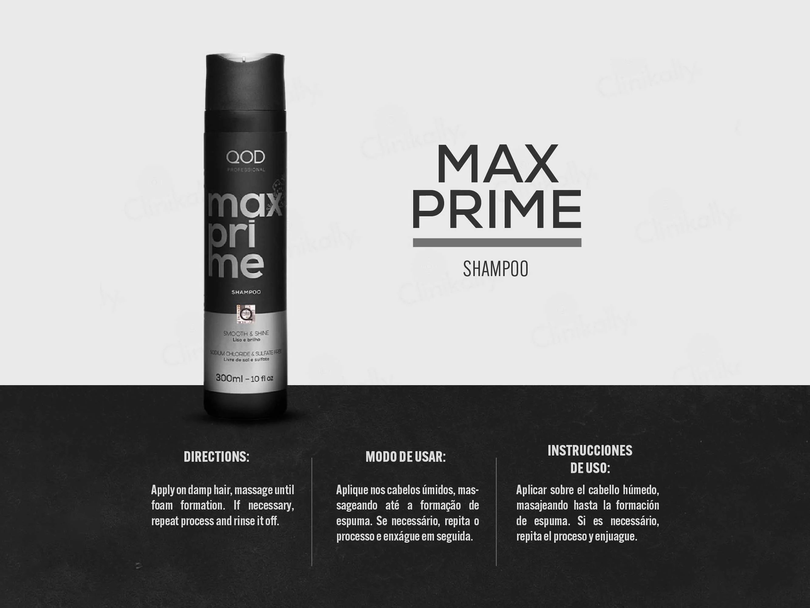 QOD Professional Max Prime After Treatment Shampoo - Image 2