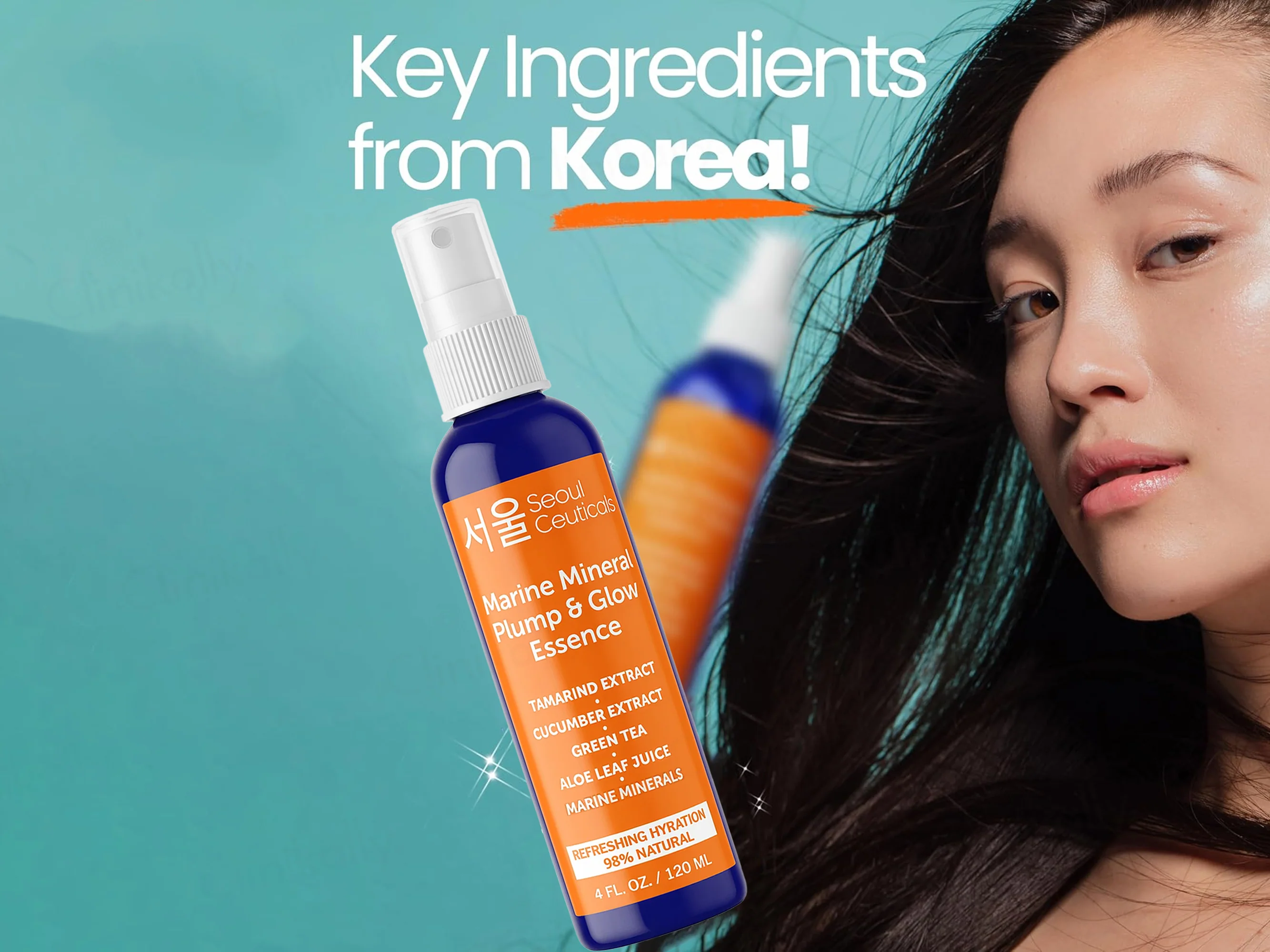 SeoulCeuticals Marine Mineral Plump & Glow Refreshing Hydration Essence - Image 3