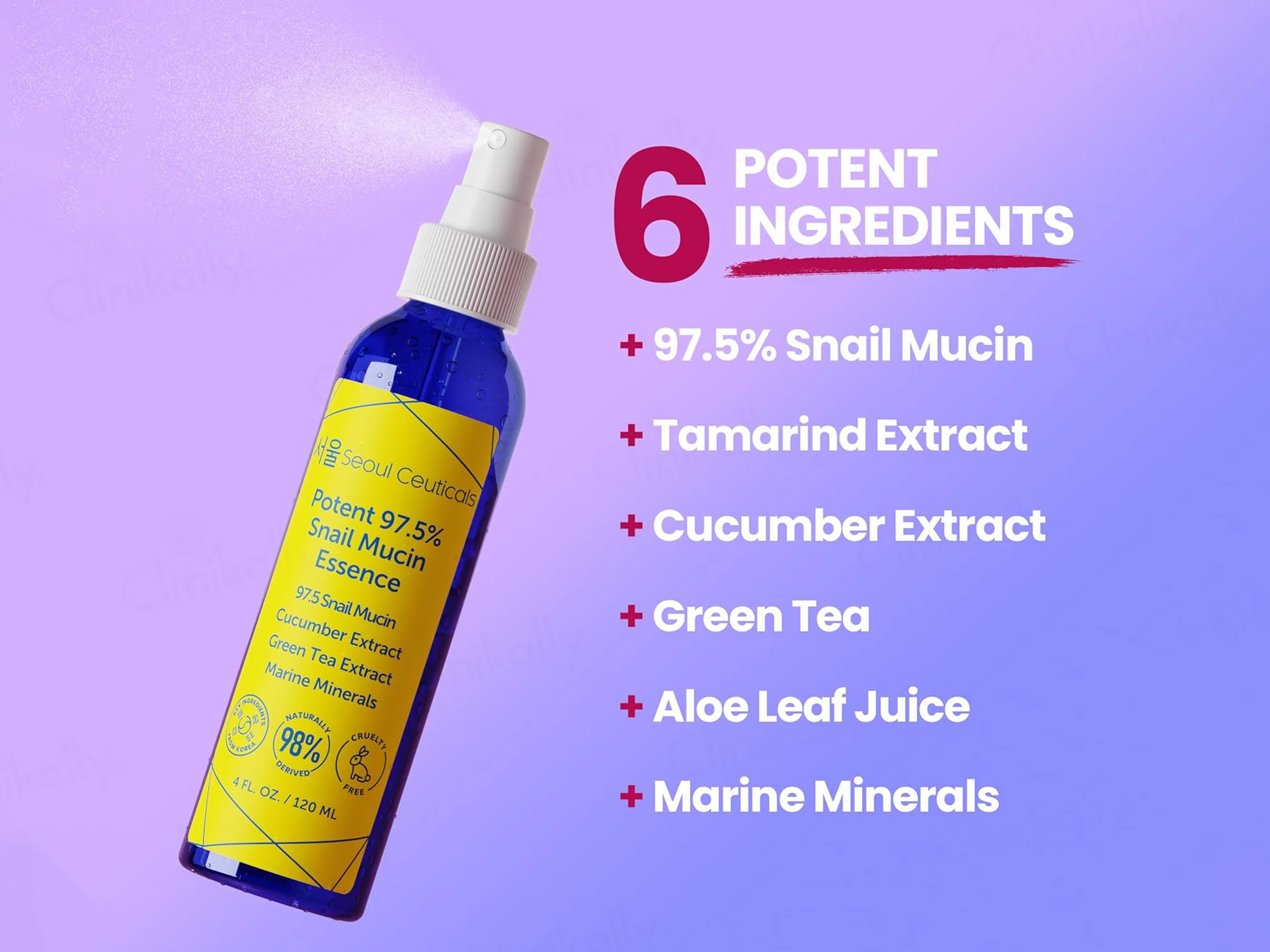 SeoulCeuticals Potent 97.5% Snail Mucin Essence - Image 3