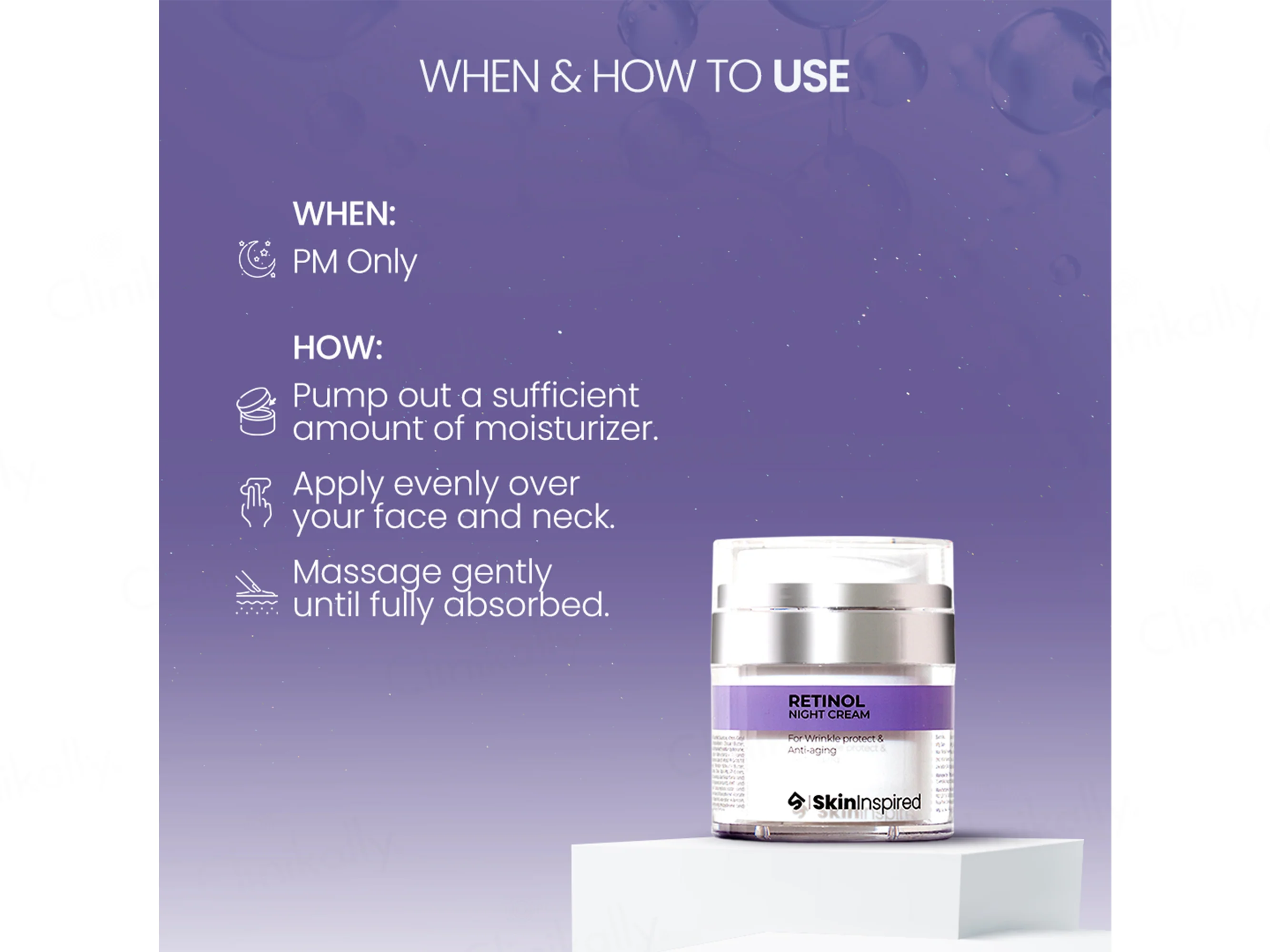 SkinInspired Retinol Anti-Aging Night Cream - Image 8