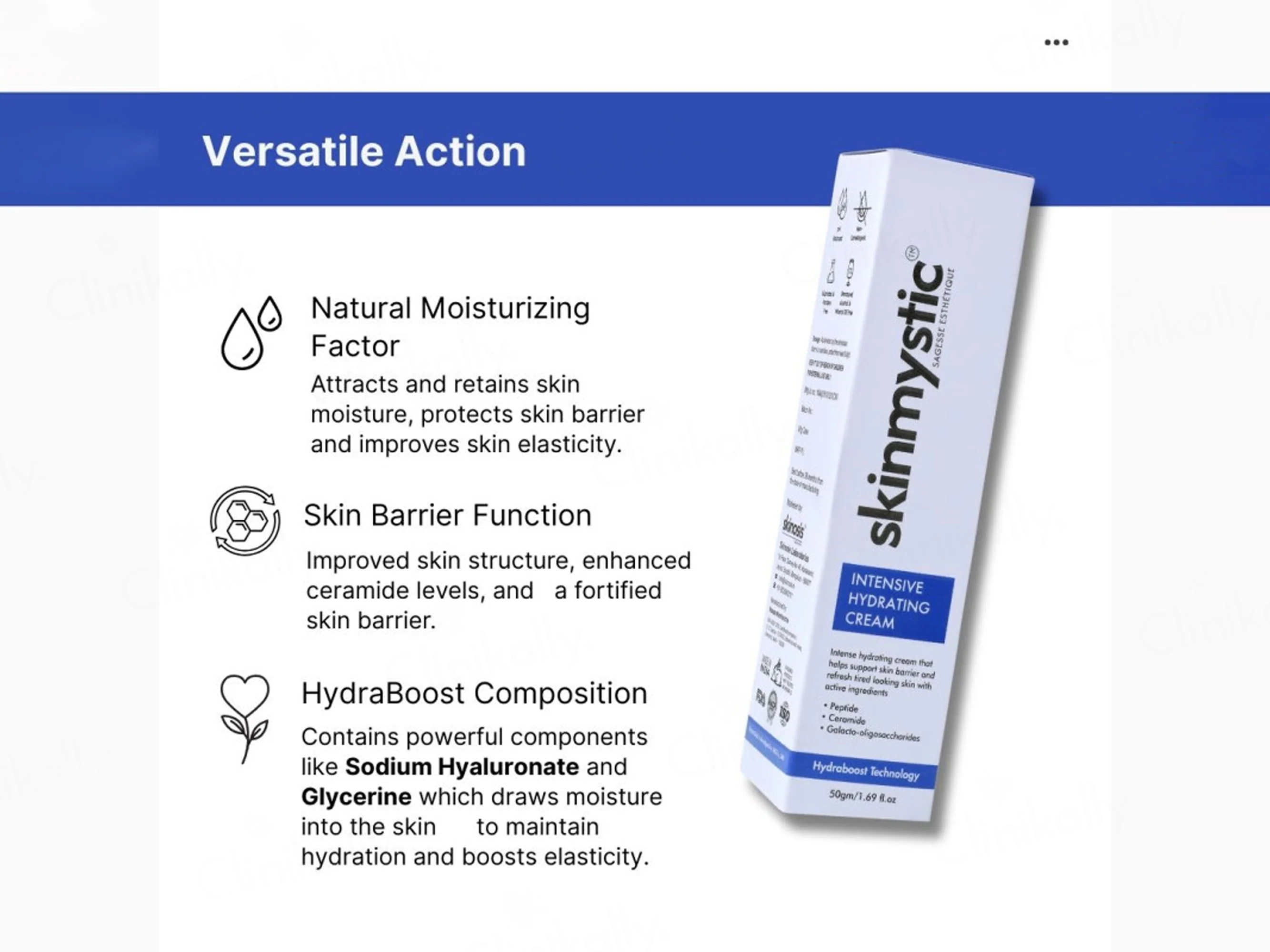 Skinmystic Intensive Hydrating Cream With Hydraboost Technology - Image 4